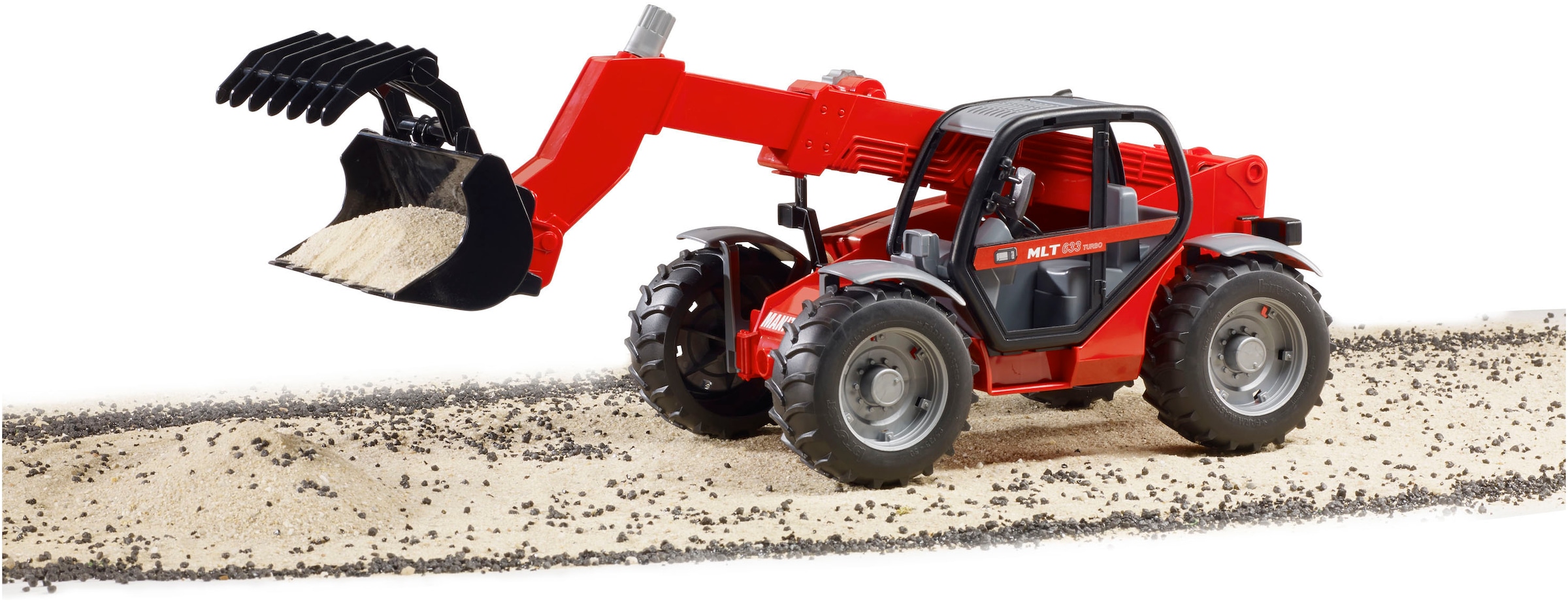 Bruder® Spielzeug-Radlader »Manitou Teleskoplader MLT 633 40 cm (02125)« Made in Europe