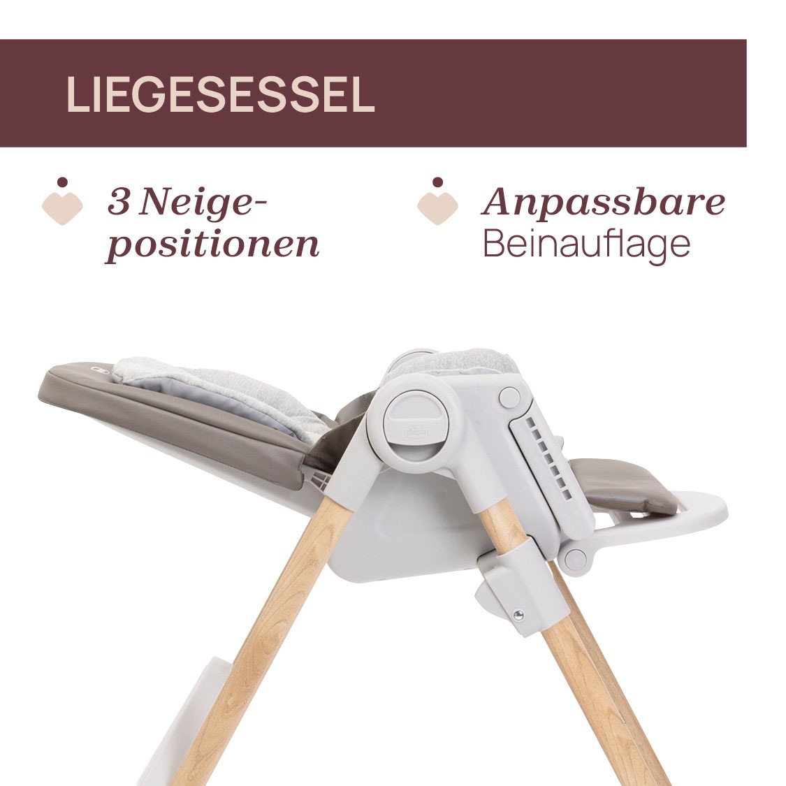Chicco Hochstuhl »Polly Armonia Scandinavia«, mit Essbrett