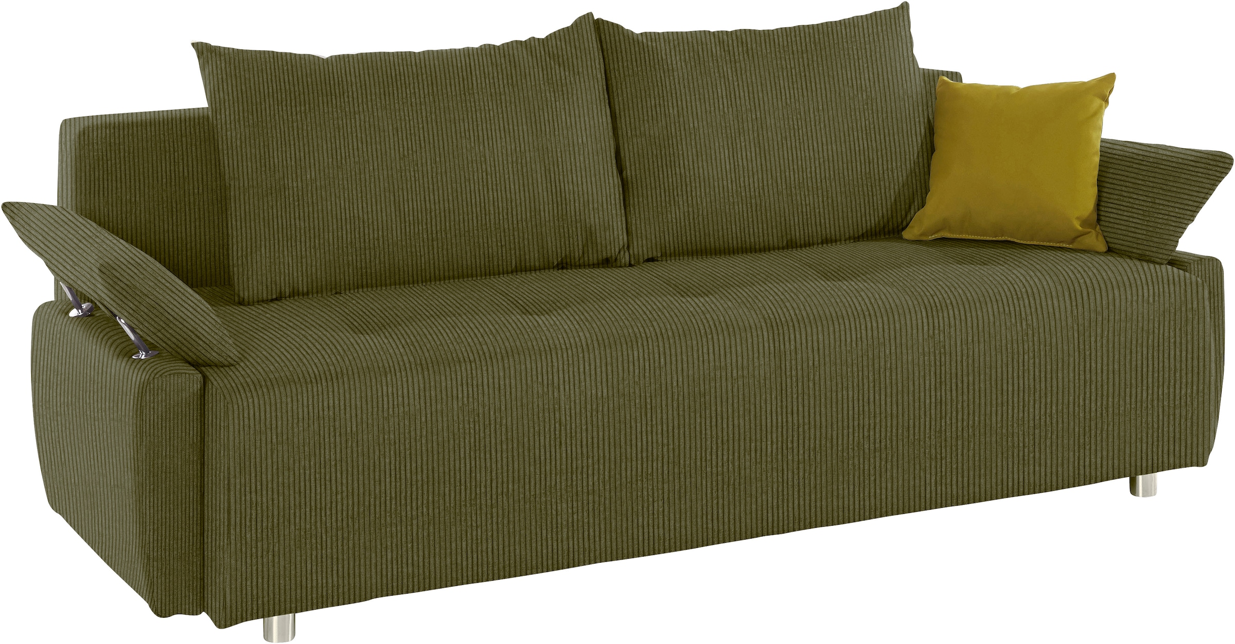 COLLECTION AB Schlafsofa », 3-Sitzer, Funtastic« inkl. Bettfunktion, Bettkasten, Federkern, Frei im Raum stellbar