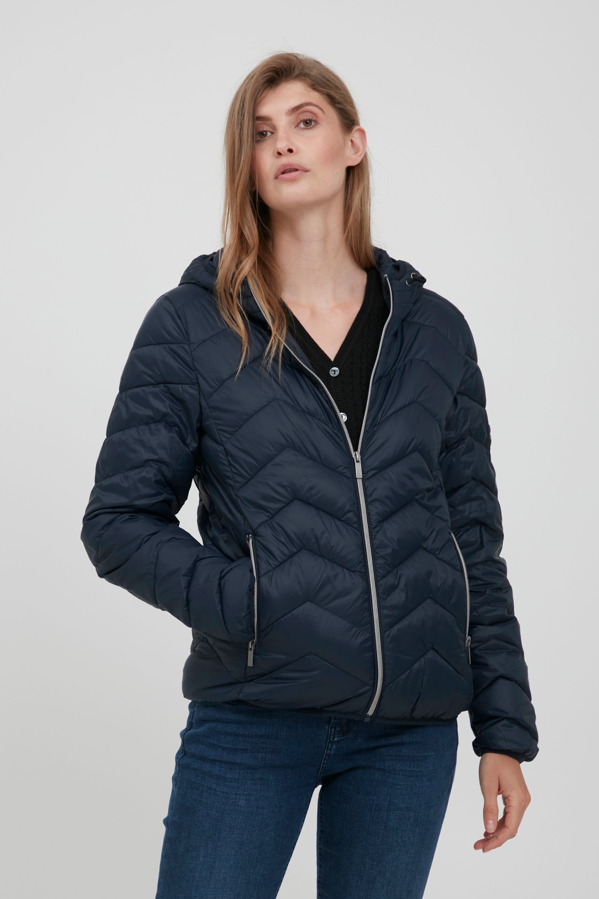 fransa Steppjacke »Steppjacke FRBapadding«, mit Kapuze