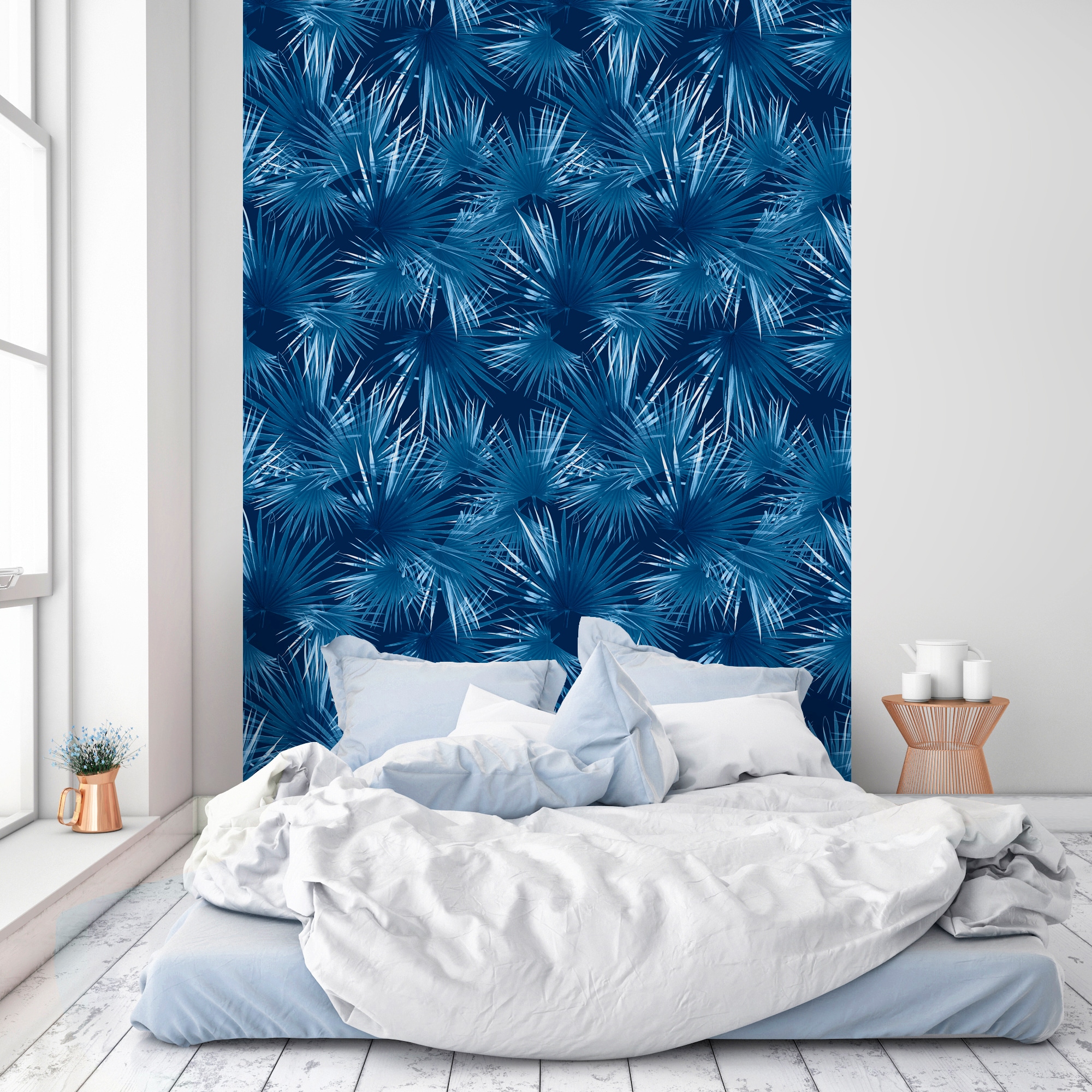 queence Vinyltapete »Anouk« Farbverlauf | abstrakt | bedruckt | gemustert glatt 90x250cm, selbstklebend, kinderleichte Anbringung, , Sticker