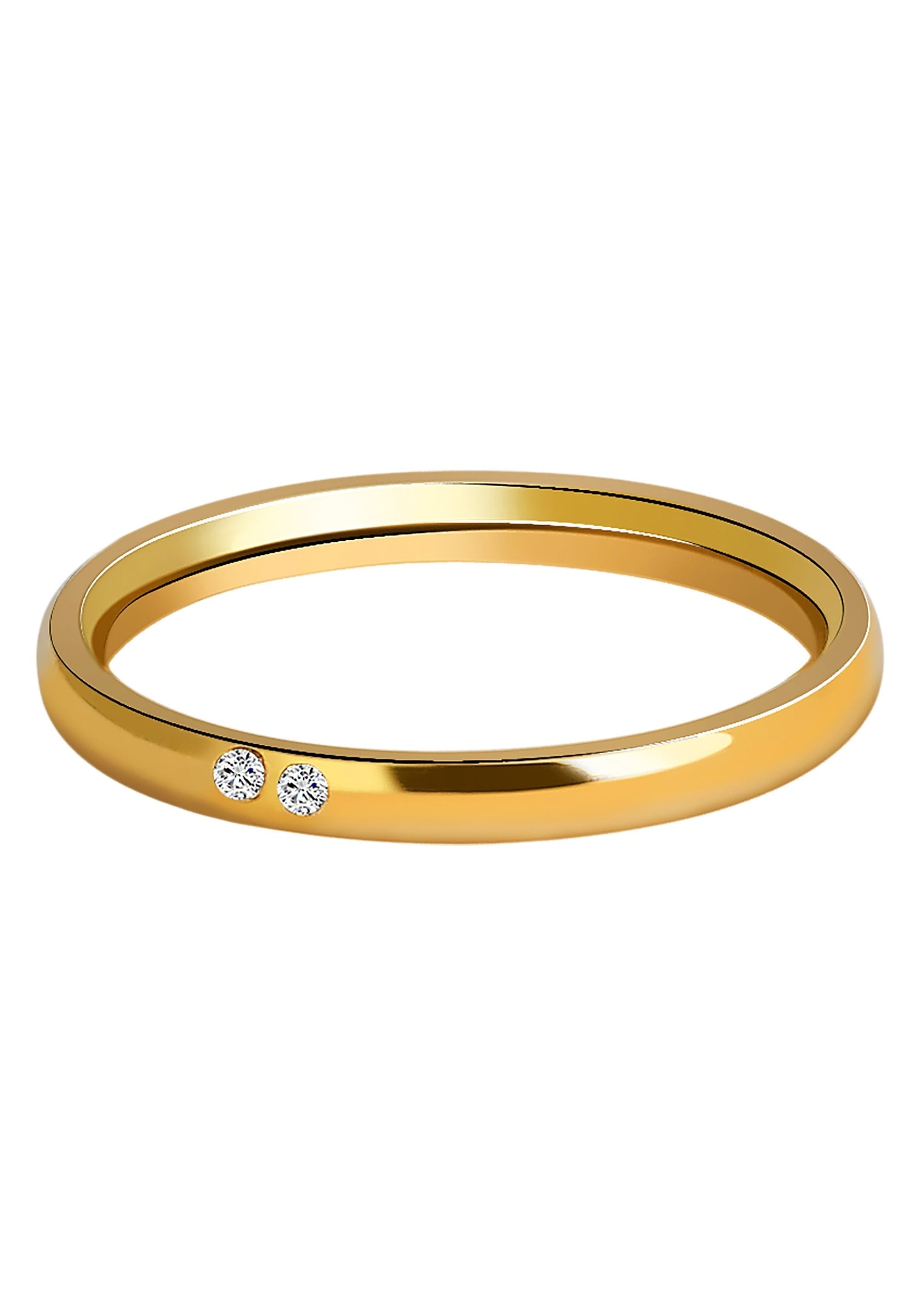 AKZENT Fingerring »Silva, goldfarbig, langlebig«