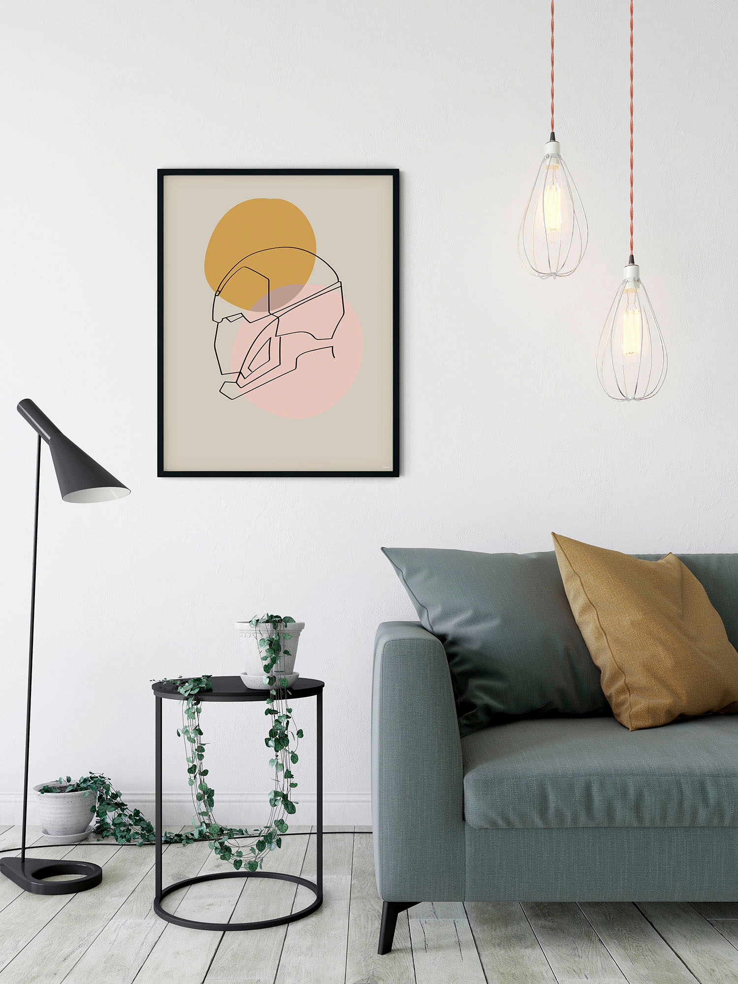 Komar Wandbild »Soulful Sanctuary Iron Man Head«, (1 St.), Deutsches Premium-Poster Fotopapier mit seidenmatter Oberfläche und hoher Lichtbeständigkeit. Für fotorealistische Drucke mit gestochen scharfen Details und hervorragender Farbbrillanz.