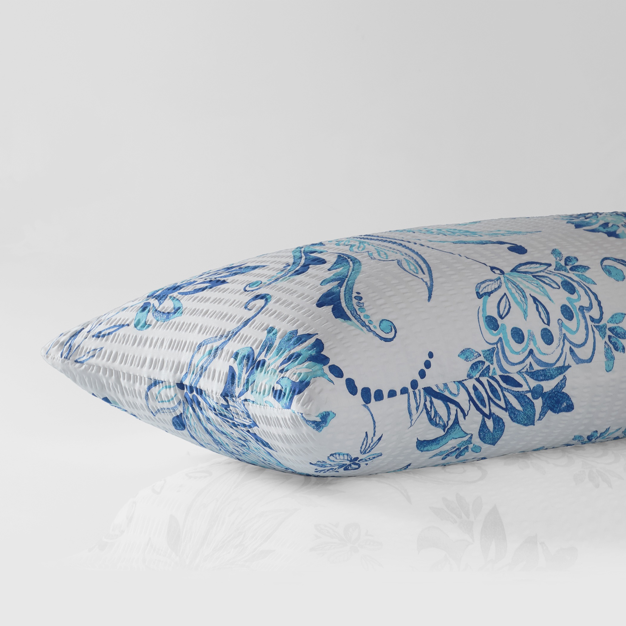 Florella Kissenbezüge »Fania, Soft-Seersucker, 100 % BW, Doppelpack, für 2 Kissen 40x80 cm«, (2 St.)