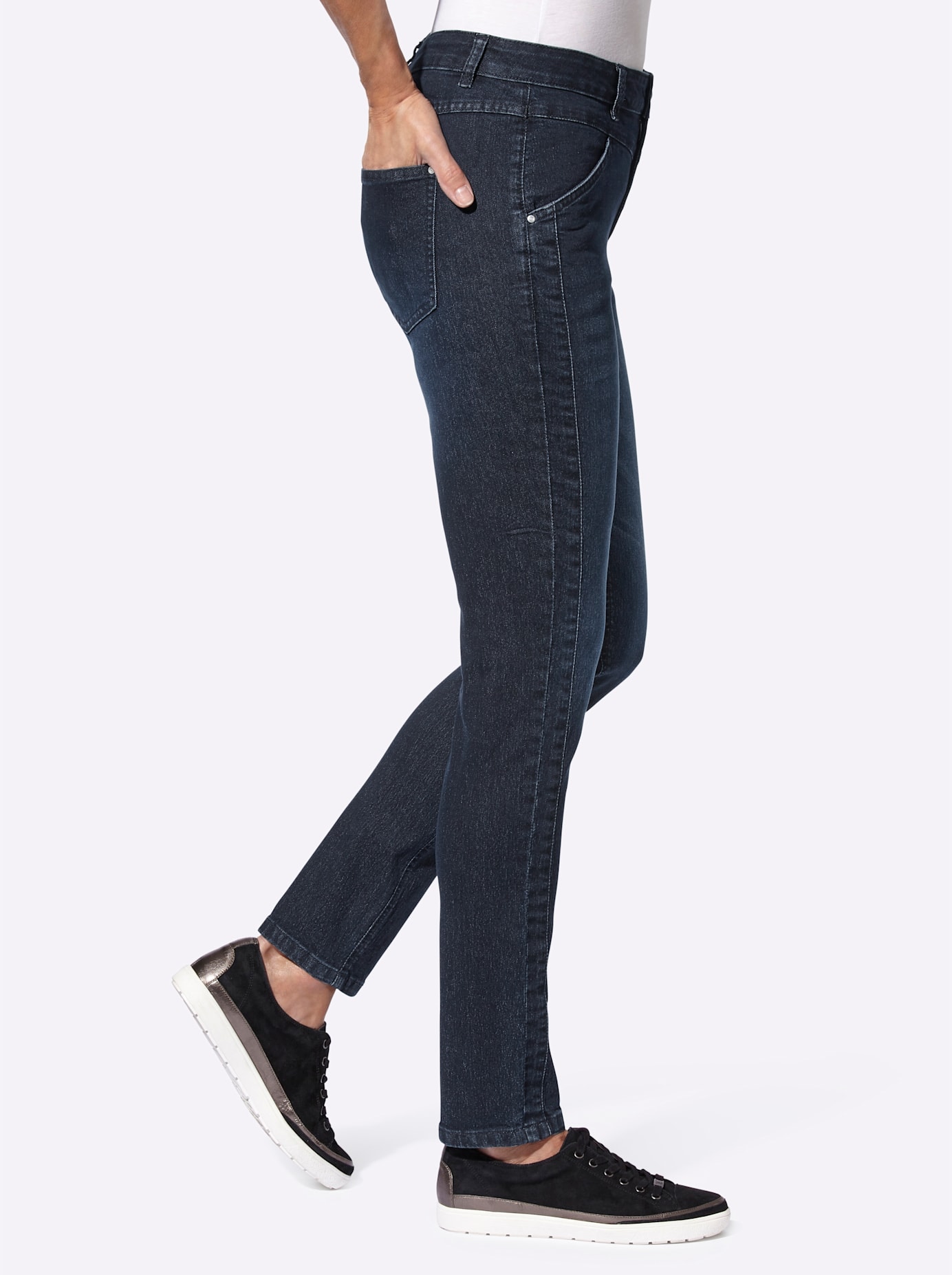 Casual Looks Bequeme Jeans, (1 tlg.)