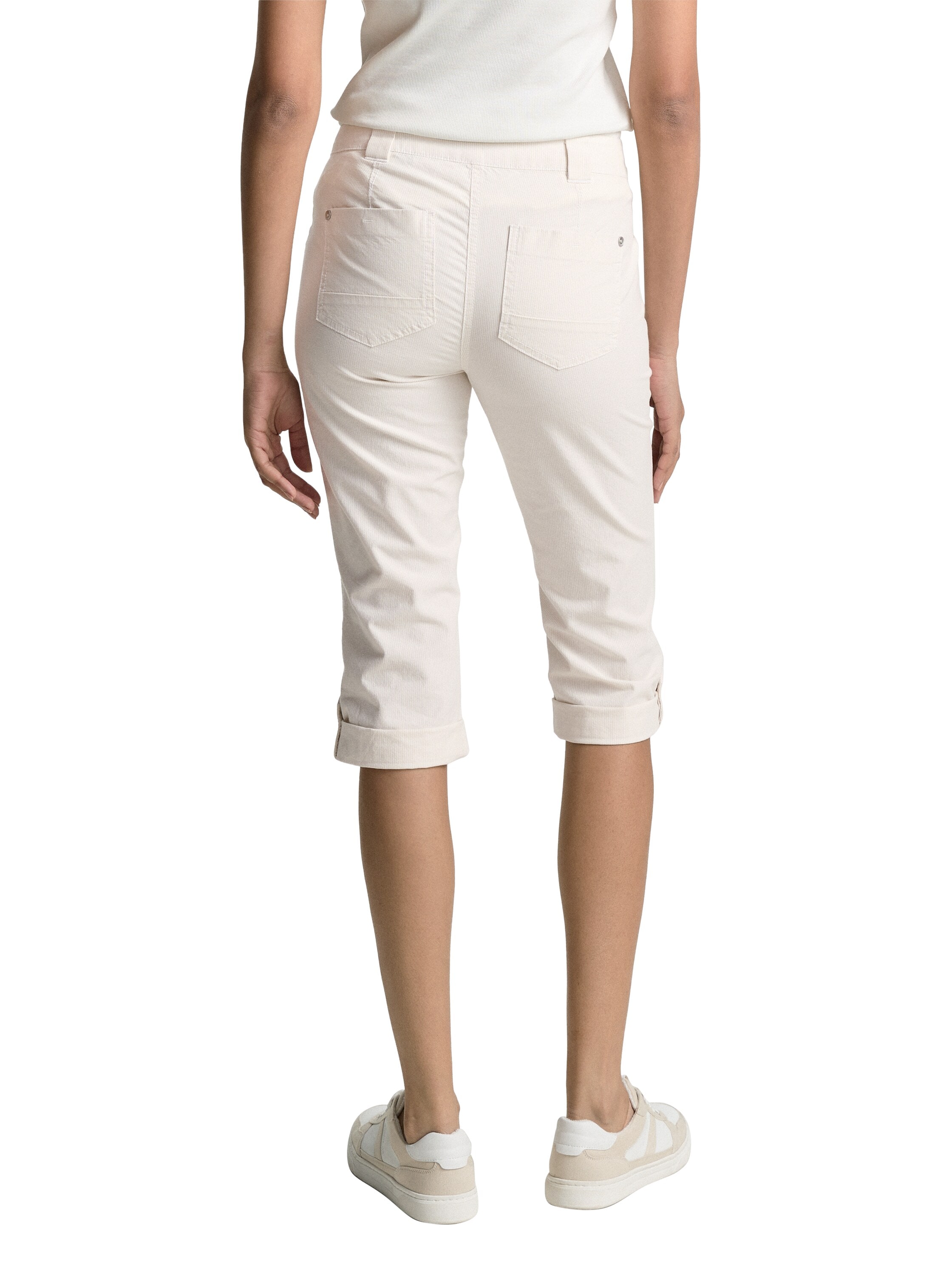 TOM TAILOR Caprihose, Sommerhose mit Streifen Muster