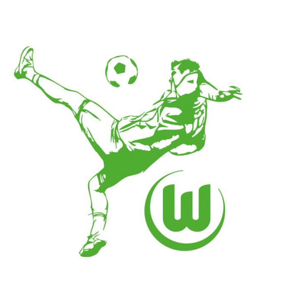 Wall-Art Wandtattoo »VfL Wolfsburg Fußballspieler«, (1 St.)