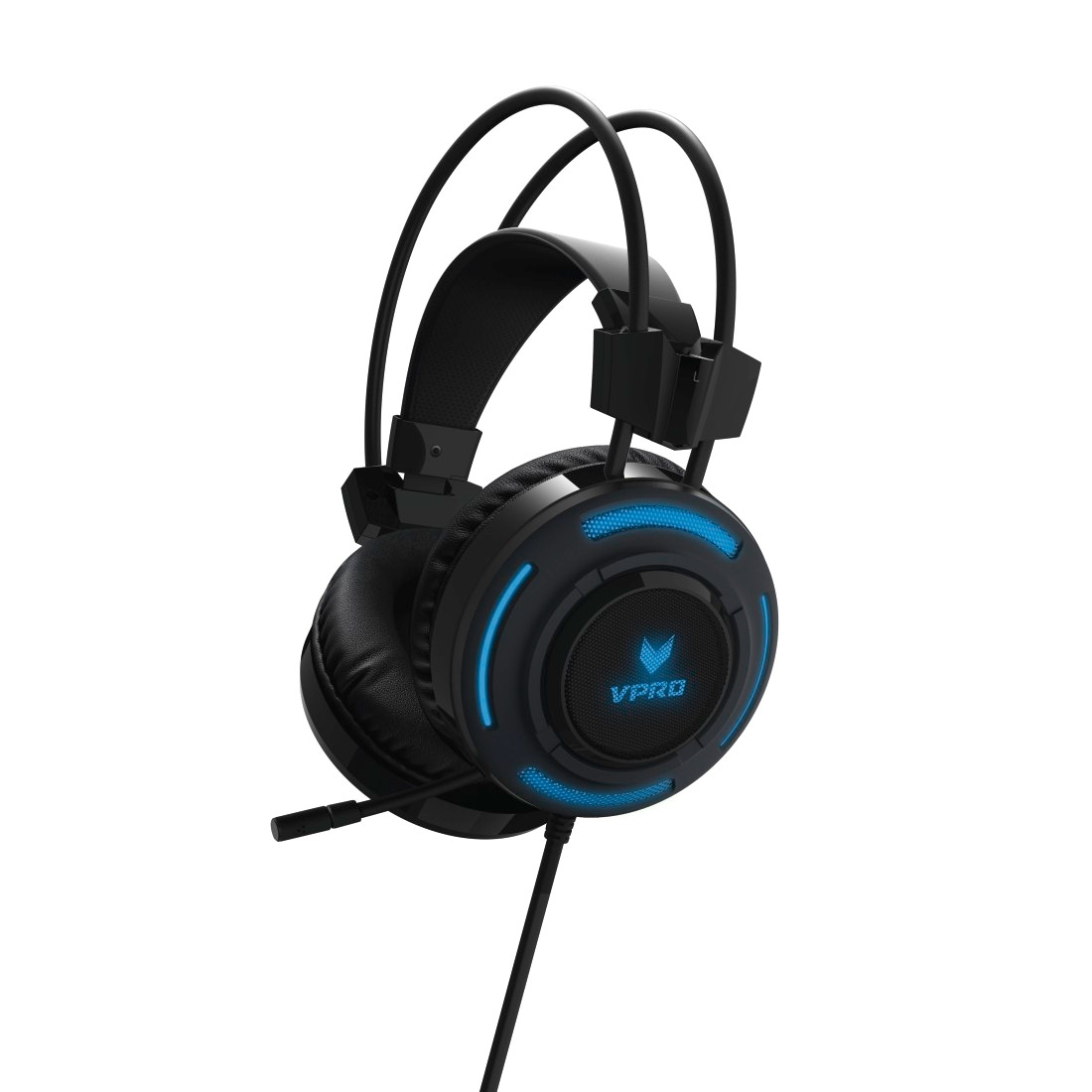 Gaming-Headset »VH200 beleuchtet, Over Ear, Schwarz«