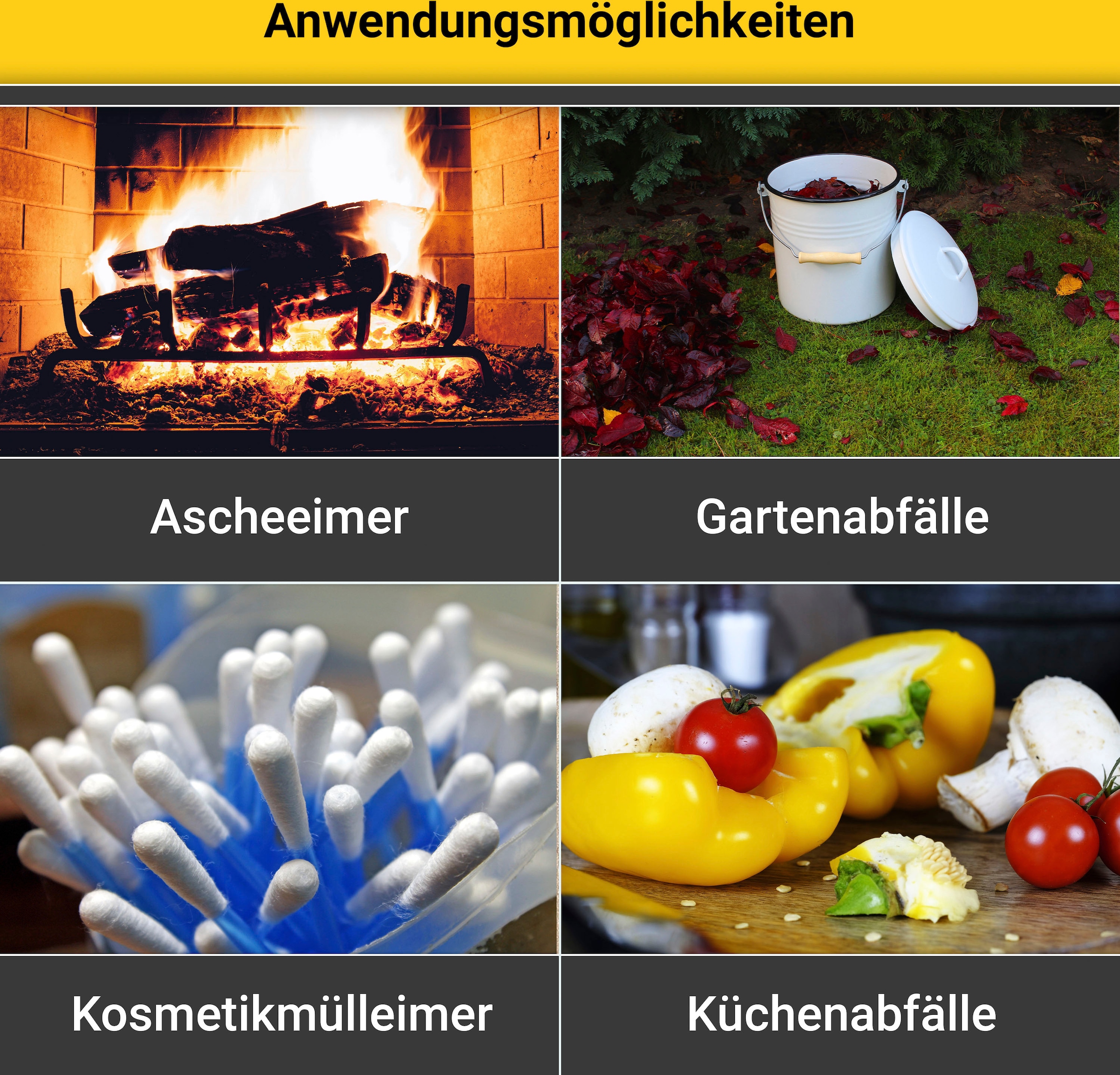 Krüger Mülleimer »Emaille Mülleimer mit Deckel Serie Rio«, schnitt- / kratzfeste Oberfläche, bakterienabweisend, extrem langlebig