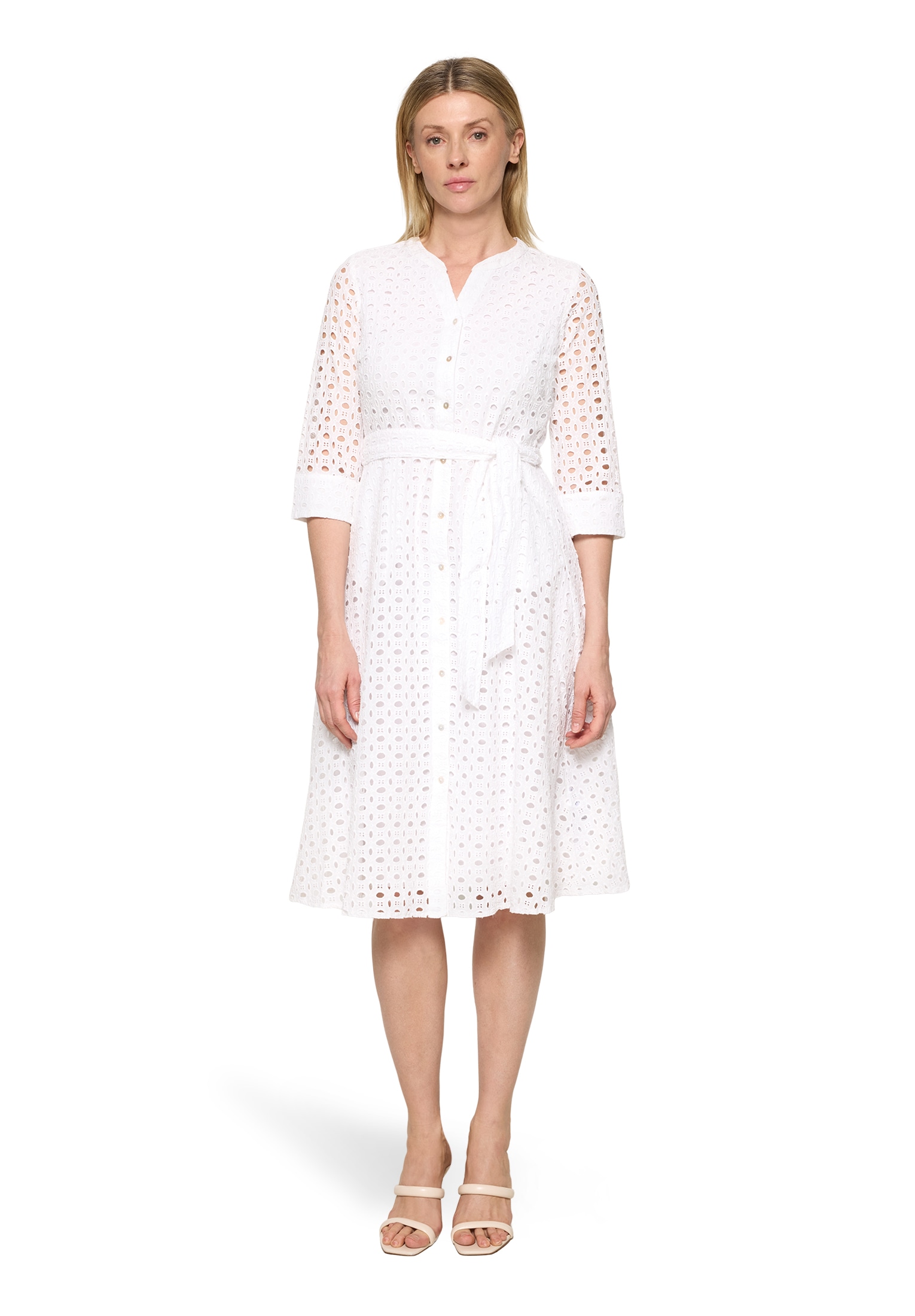 Betty&Co Hemdblusenkleid »Hemdblusenkleid mit Bindegürtel«