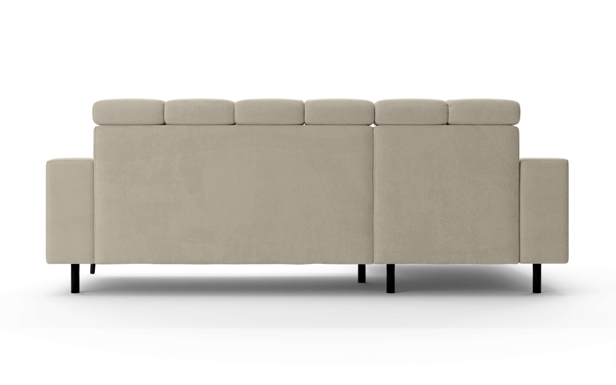 INOSIGN Ecksofa »CAZIE, Designsofa, L-Form, trendige Bubble-Optik,«, elektrische Sitztiefen-Verstellung, manuelle Kopfstützenverstellung