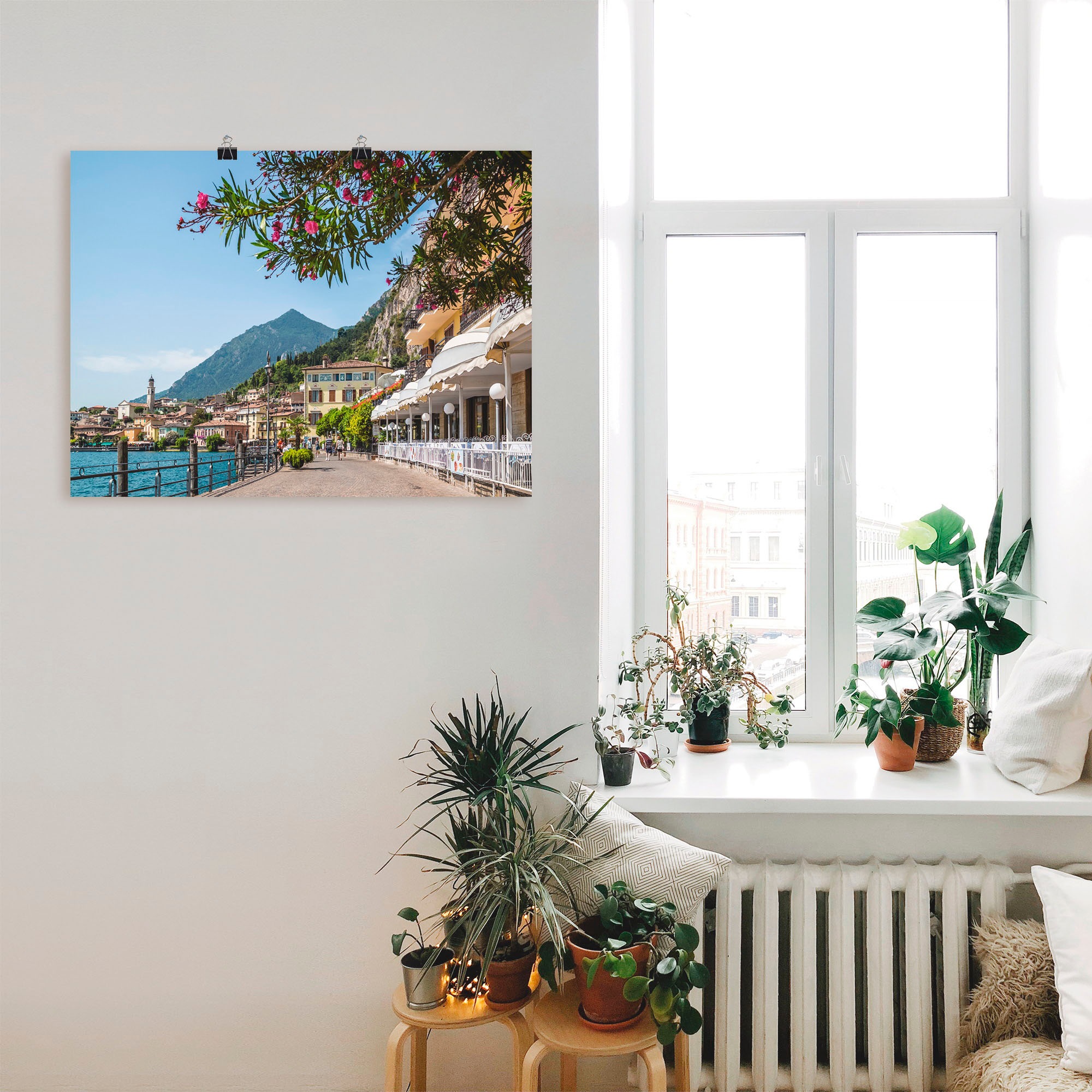 Artland Wandbild »Gardasee Limone sul Garda I«, Europa, (1 St.), als Leinwandbild, Poster in verschied. Größen