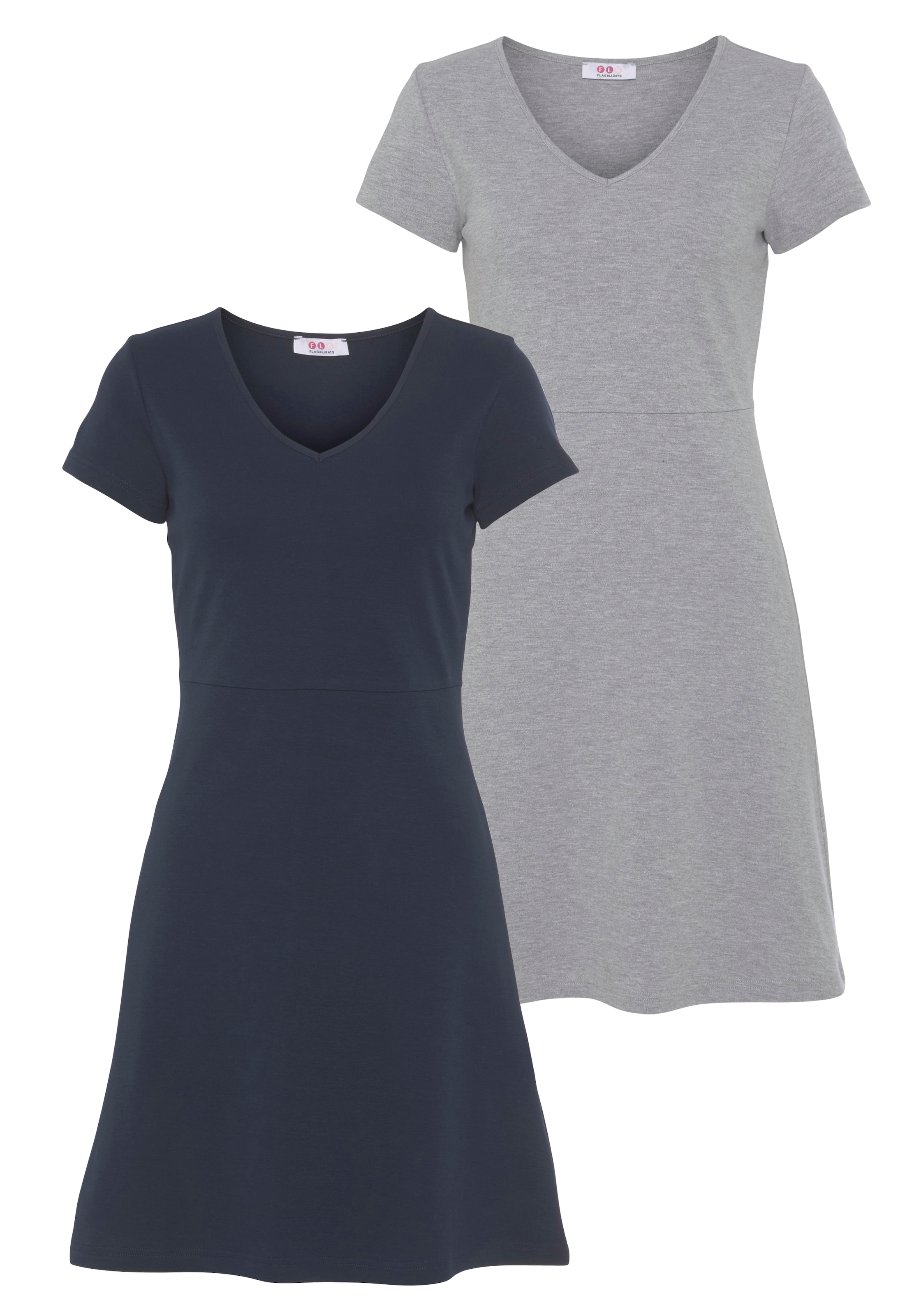 Flashlights A-Linien-Kleid, (2 tlg.), aus Jersey NEUE KOLLEKTION bei ♕ | Sommerkleider