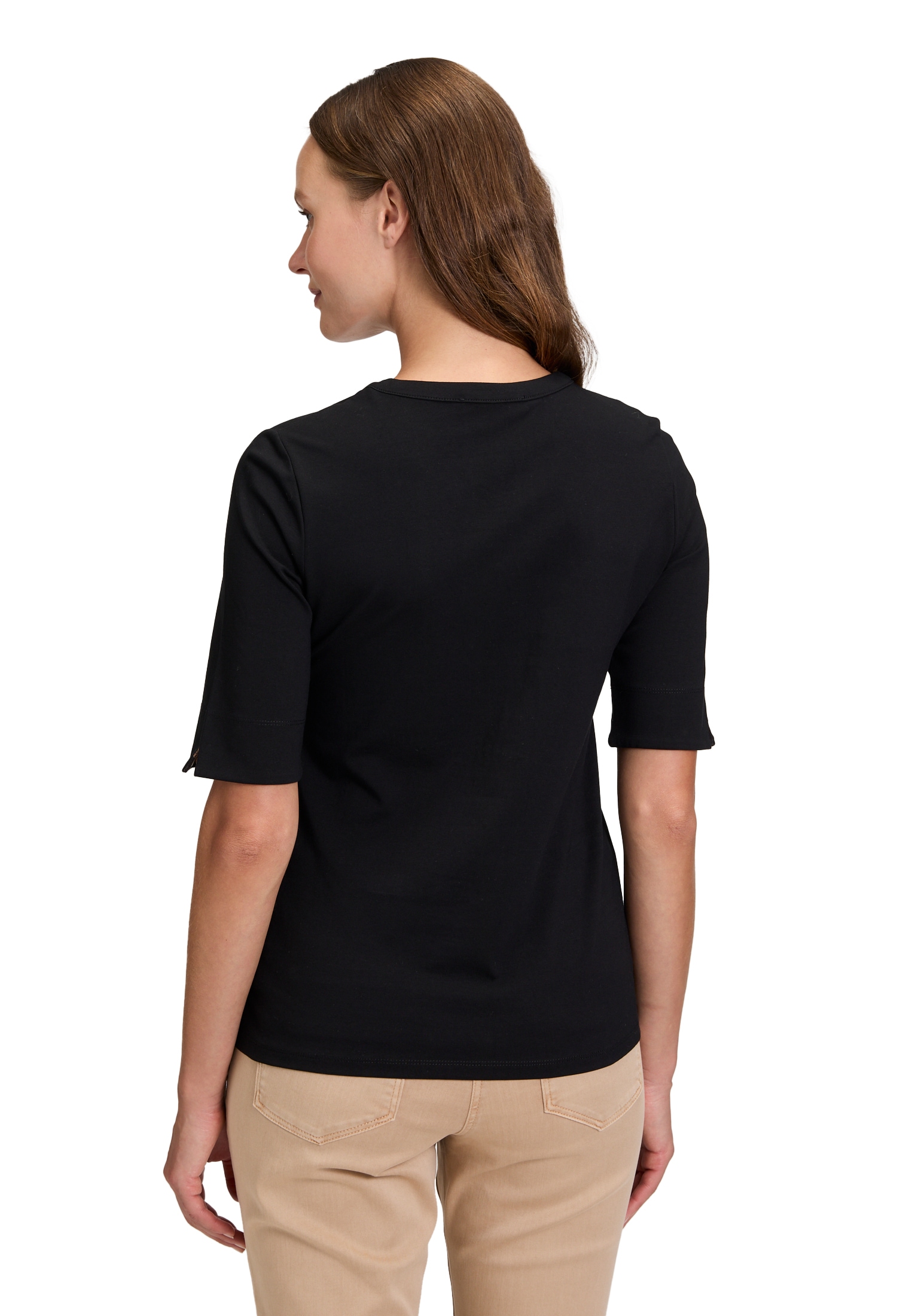 Betty Barclay Langarmshirt »Basic Shirt mit Knöpfen«