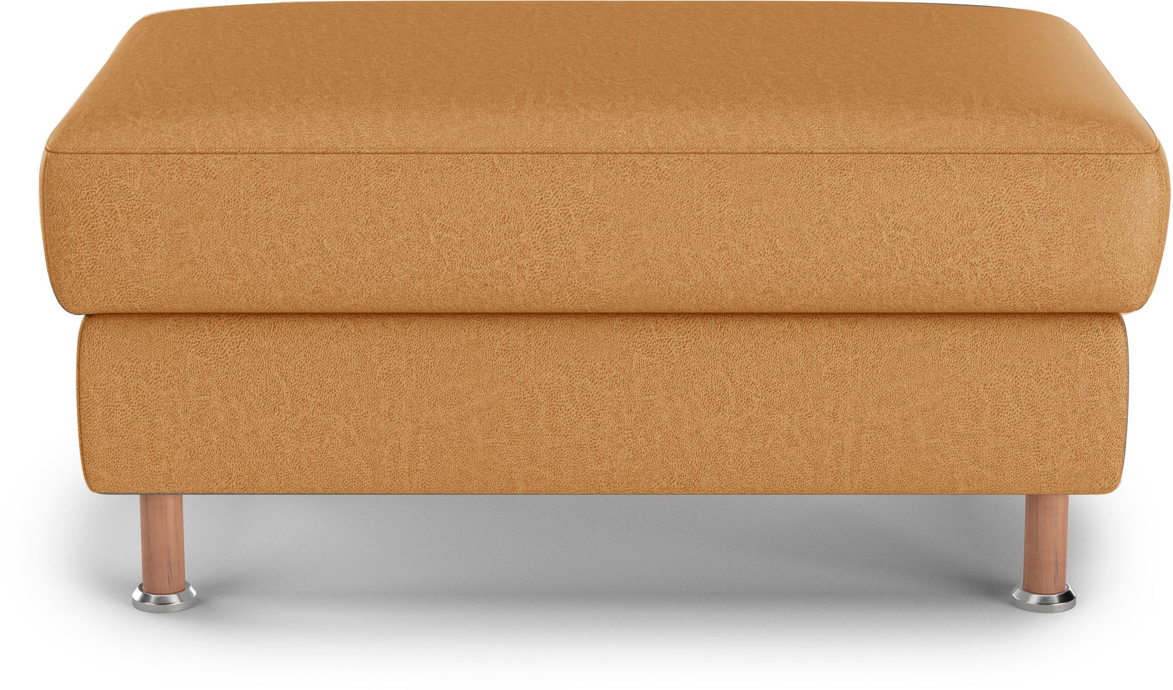 Home affaire Polsterhocker »Calypso«, Holzfuesse mit Metallteller