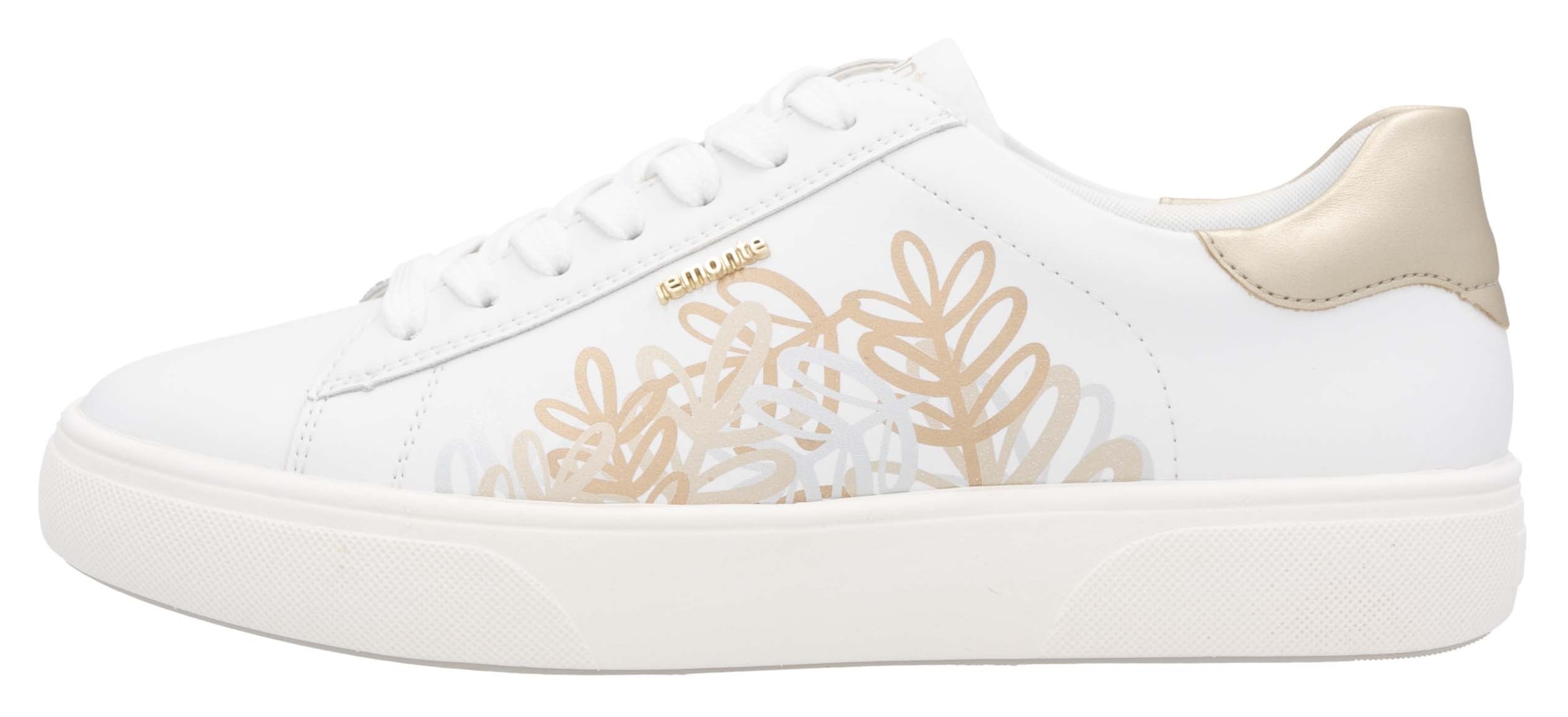 Remonte Plateausneaker, Schnürschuh, Freizeitschuh, Halbschuh mit Kontrastbesatz