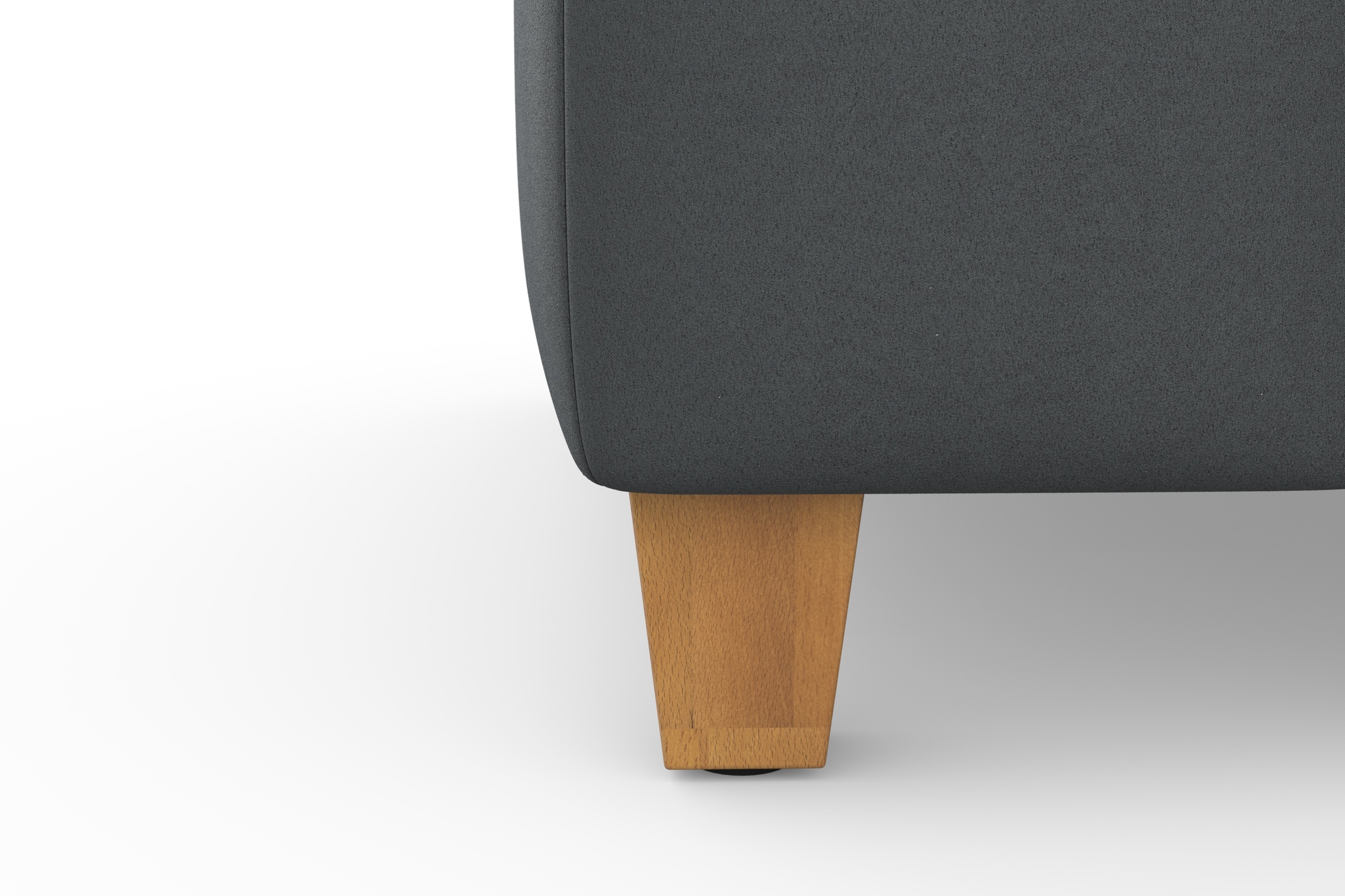 sit&more Ecksofa »Westham L-Form« mit Recamiere, mit oder ohne Bettfunktion, Bettkasten, Füße Eiche