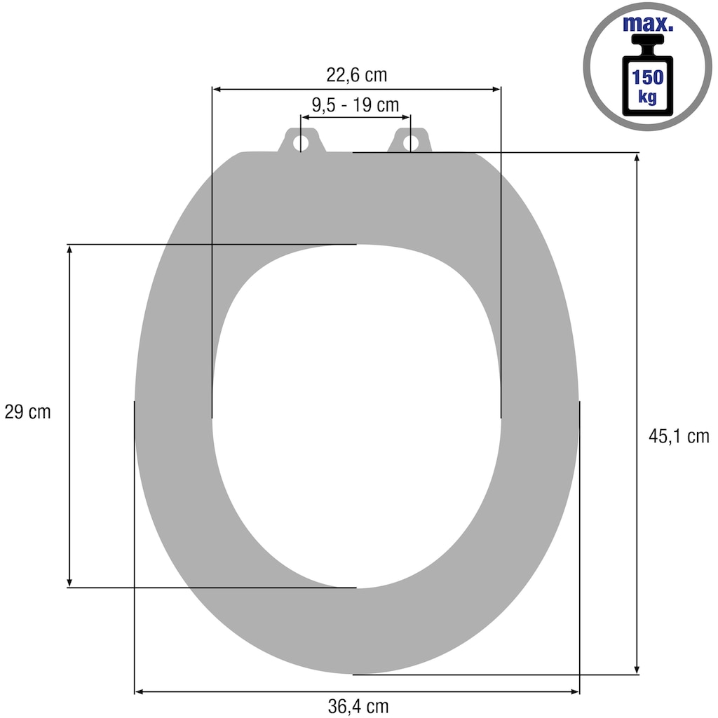 CORNAT WC-Sitz »Seestern«