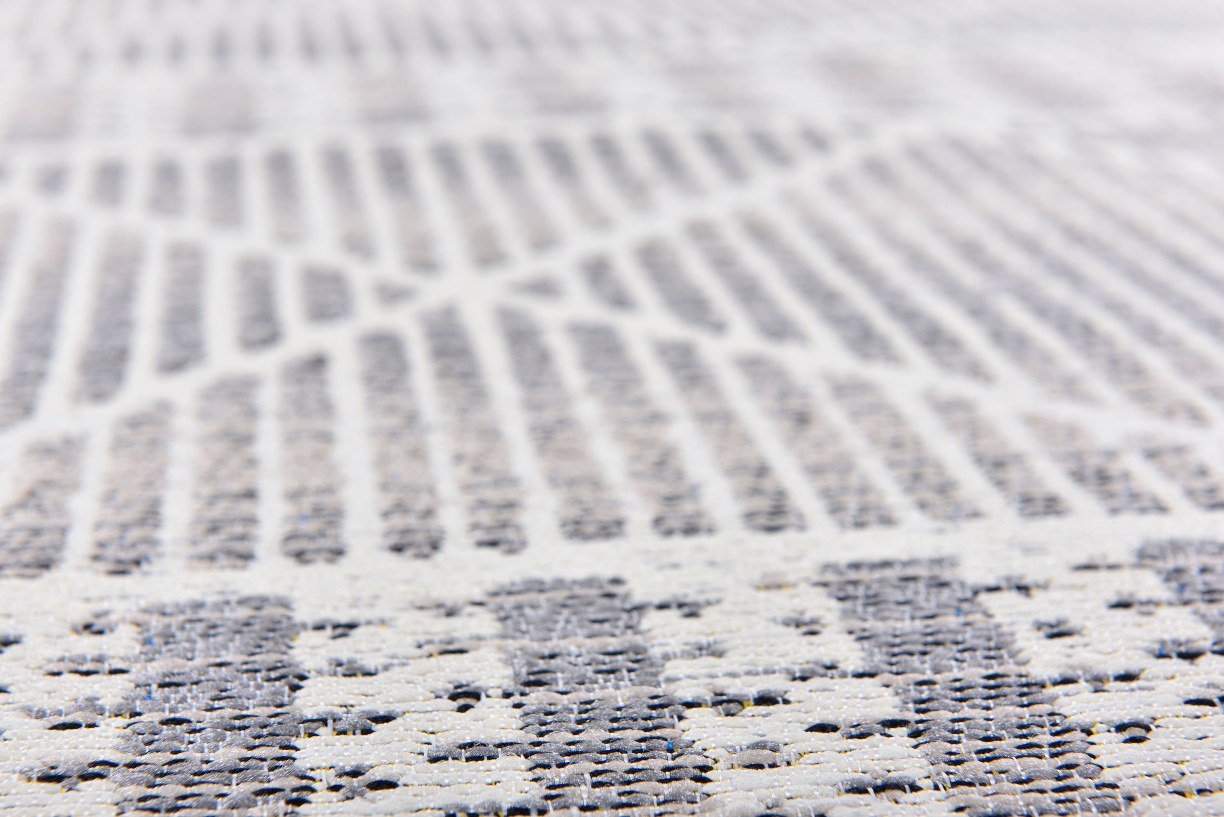 TOM TAILOR HOME Teppich »Funky Outdoor Geometric«, rechteckig, 5 mm Höhe, Flachgewebe, modernes Rauten Design, Outdoor geeignet, Wohnzimmer