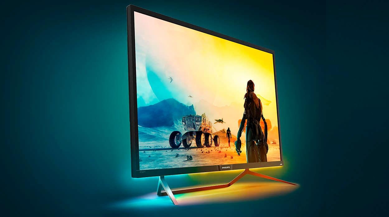 Philips LED-Monitor »436M6VBPAB«, 108 cm/43 Zoll, 3840 x 2160 px, 4K Ultra HD, 4 ms Reaktionszeit, 60 Hz