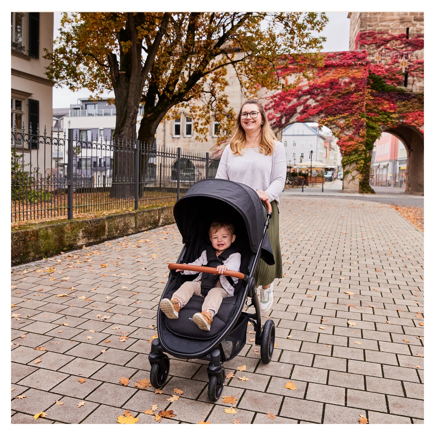 Hauck Kinder-Buggy »Uptown, Black Melange«, 22 kg, bis 22 kg belastbar