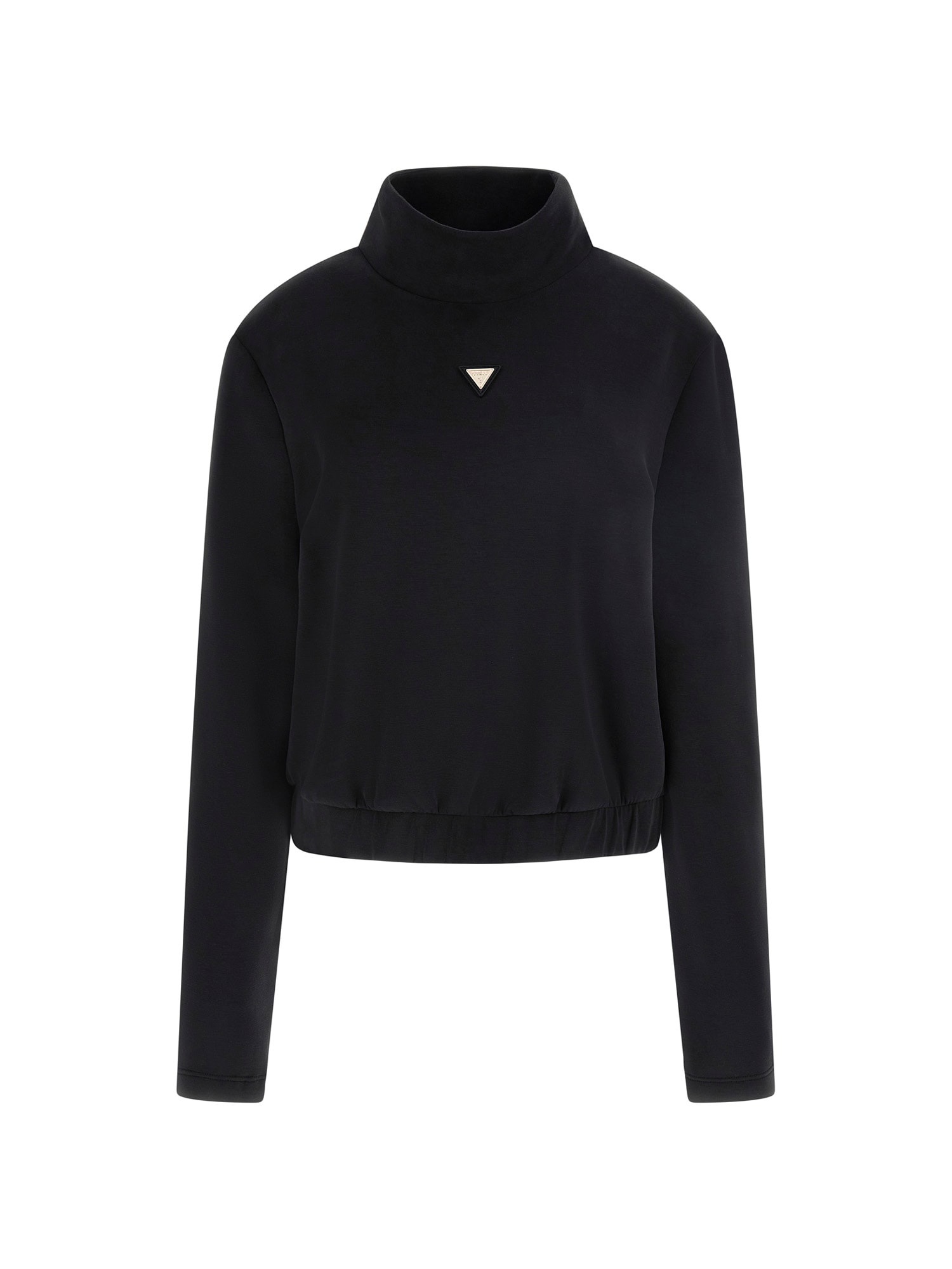 Guess Sweatshirt »OLYMPE HIGH NECK SWEATSHIRT«, in Scuba-Qualität, Stehkragen
