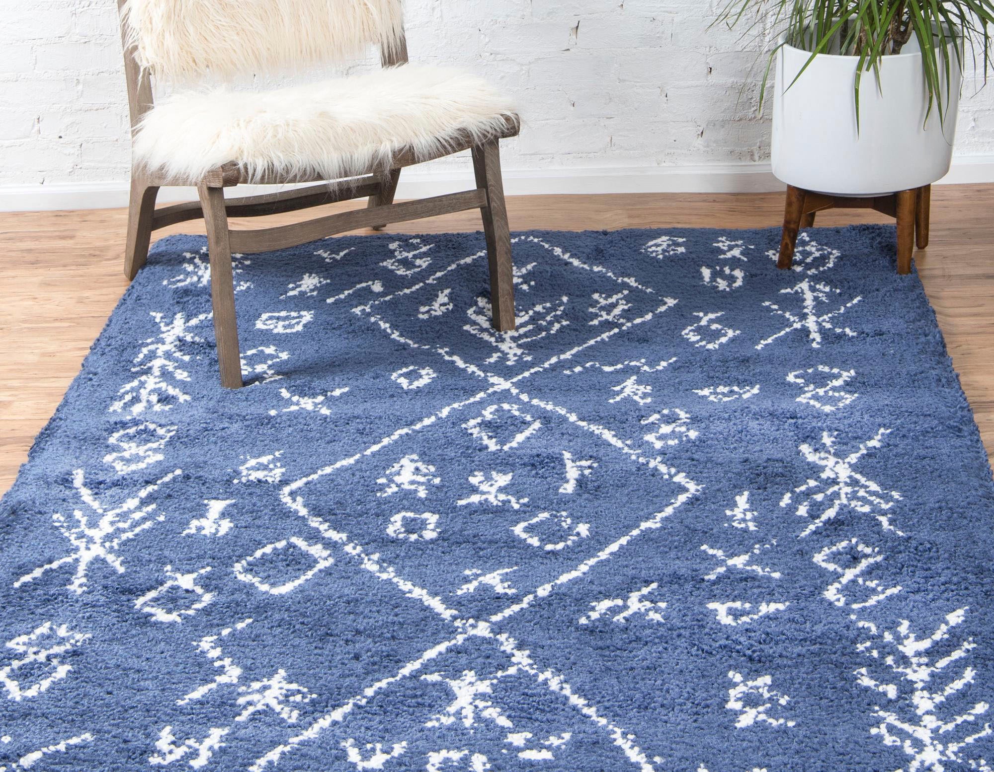 Myflair Möbel & Accessoires Hochflor-Teppich »Temara Shag, LAGERRÄUMUNG!«, rechteckig, 51 mm Höhe, gewebt, Scandi Design, ideal im Wohnzimmer & Schlafzimmer