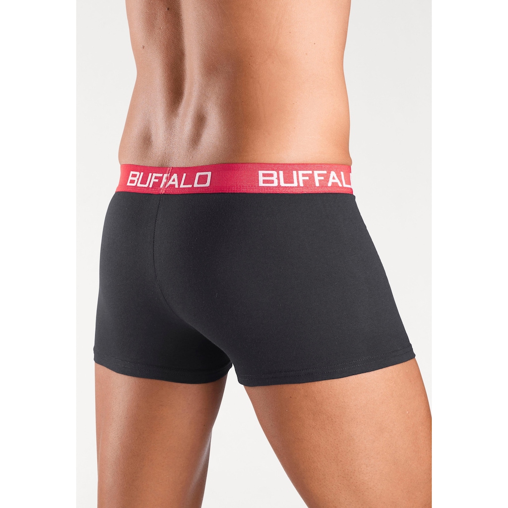 Buffalo Boxer »Boxershorts für Herren«, (Packung, 4 St.), aus Baumwoll-Mix