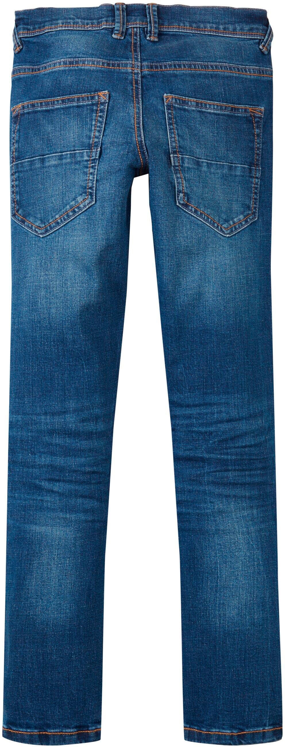 TOM TAILOR Slim-fit-Jeans, mit Knopf- und Reißverschluss