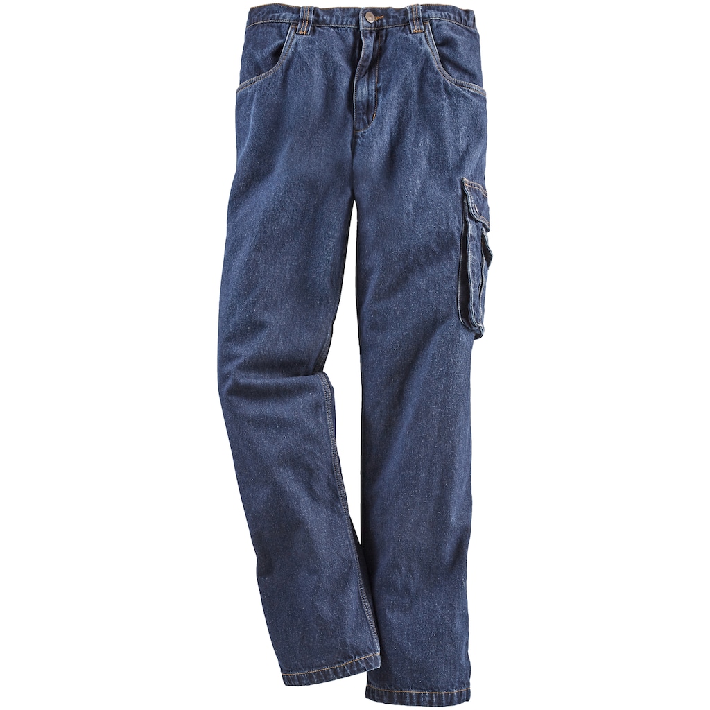 Northern Country Arbeitshose »Jeans Worker«, (aus 100% Baumwolle, robuster Jeansstoff, comfort fit), mit dehnbarem Bund, mit 8 praktischen Taschen