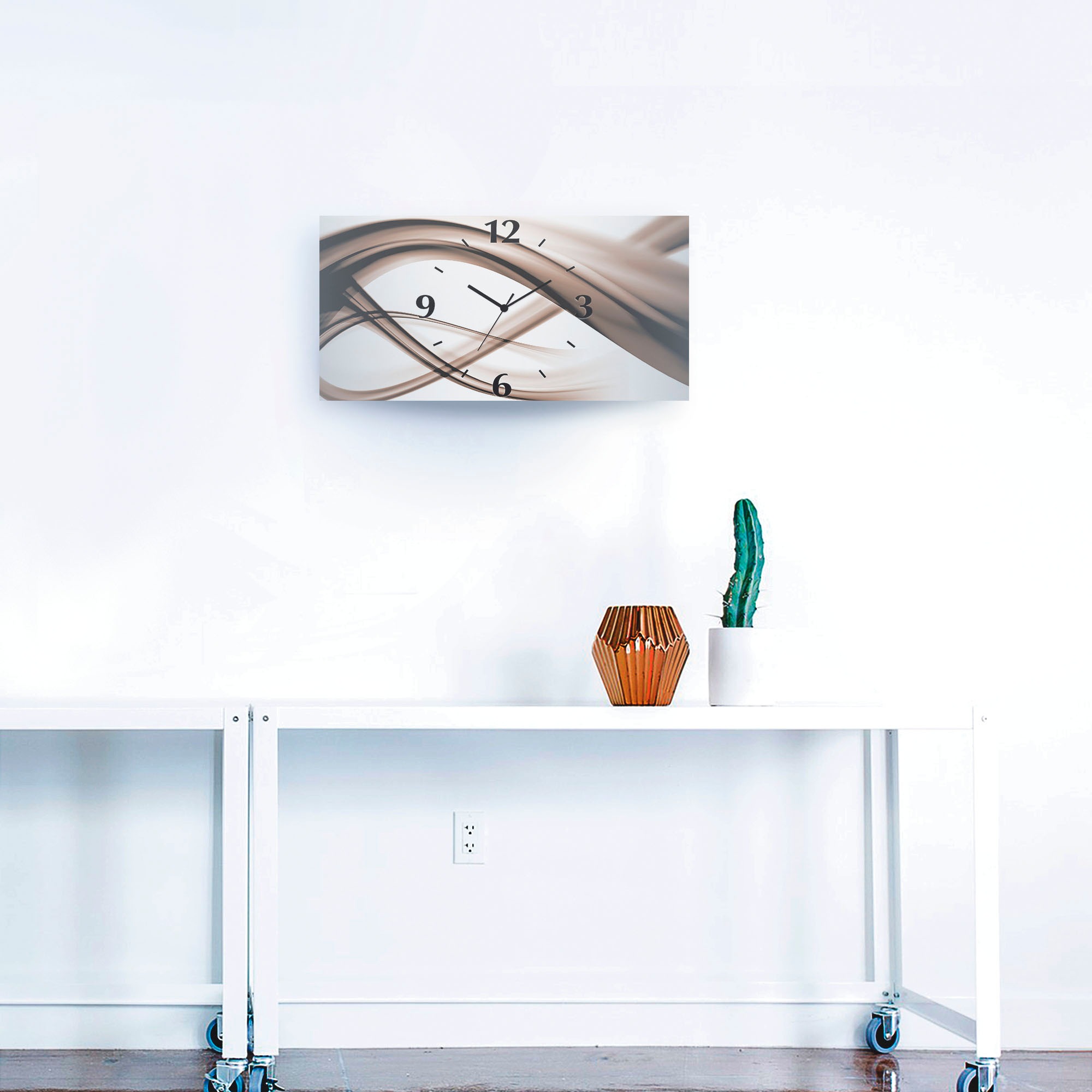 Artland Wanduhr »Abstrakte Komposition«, 3D Optik gebogen, mit Quarz- oder... kaufen