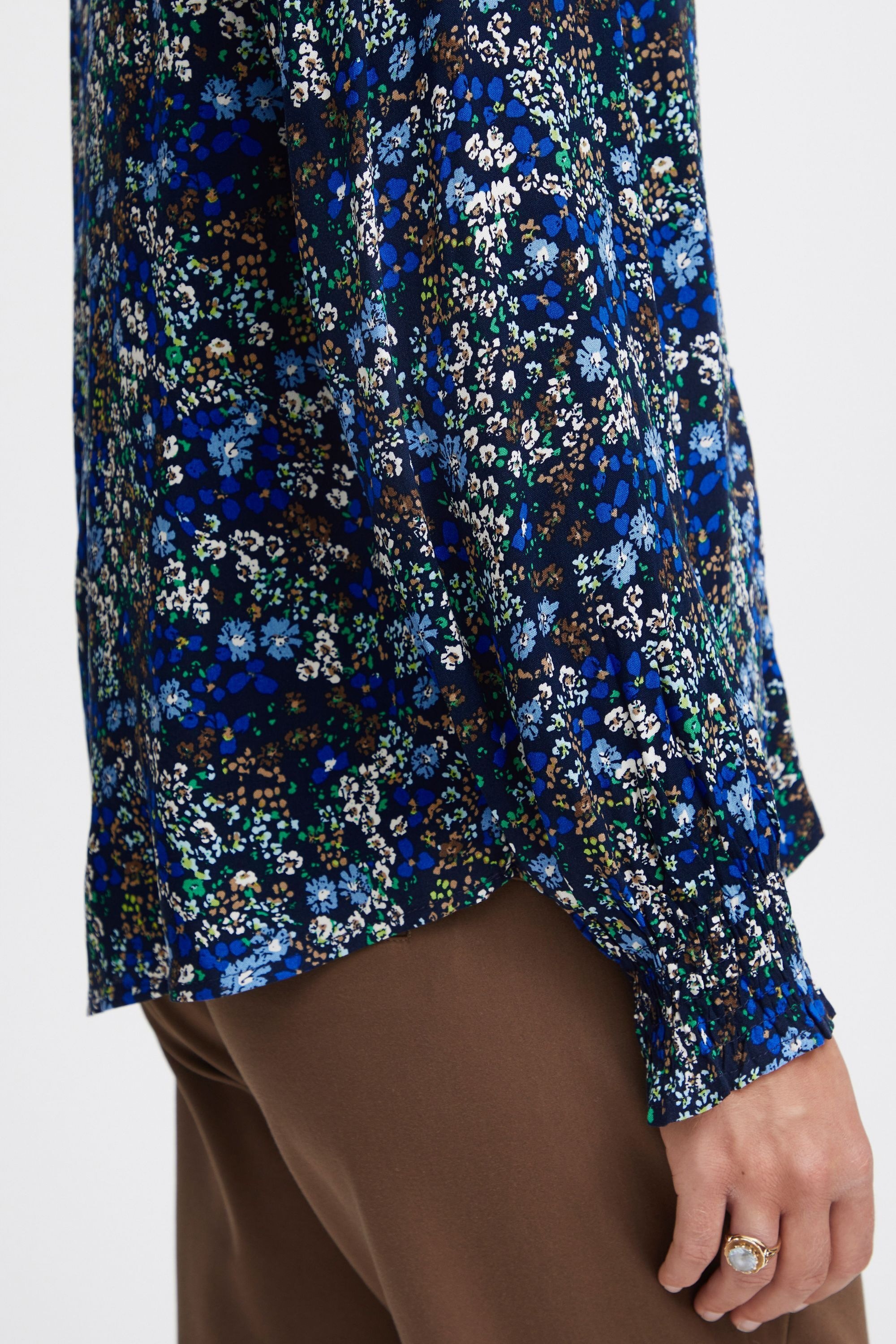 fransa Langarmbluse »Langarmbluse FRFlowy«