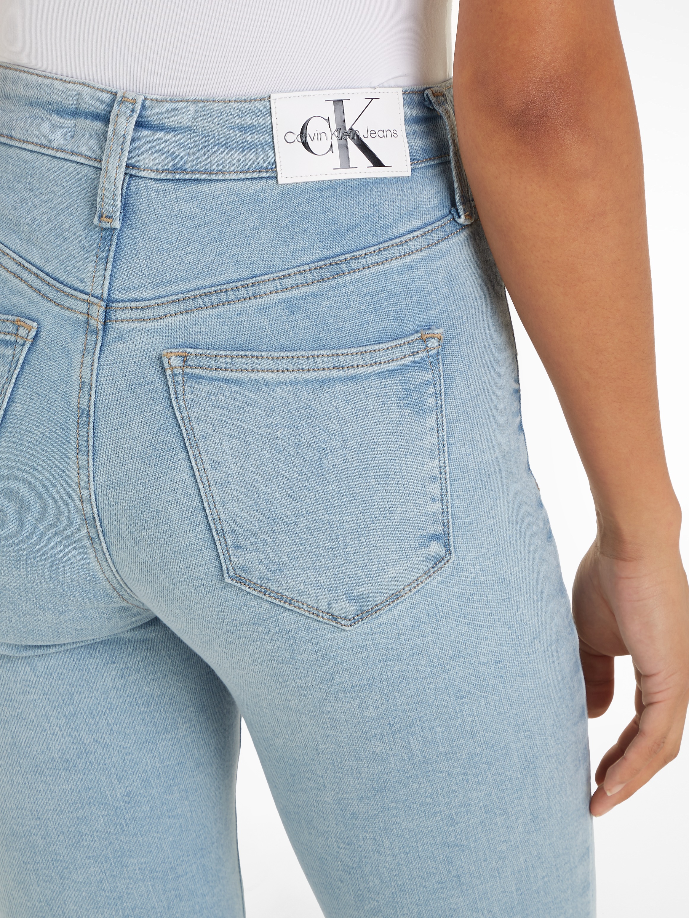 Calvin Klein Jeans Skinny-fit-Jeans »HIGH RISE SUPER SKINNY ANKLE«, in klassischer 5-Pocket-Form