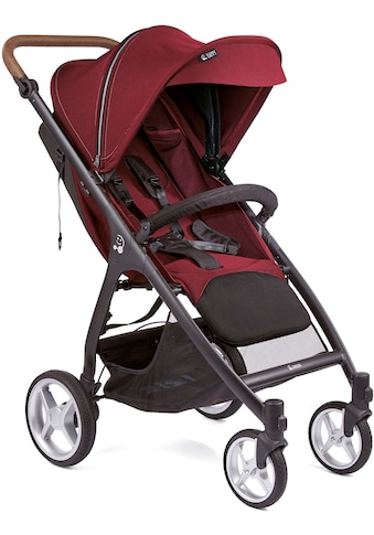 Kinder-Buggy »Smiloo Happy +, schwarz/tabak, maroon rot«