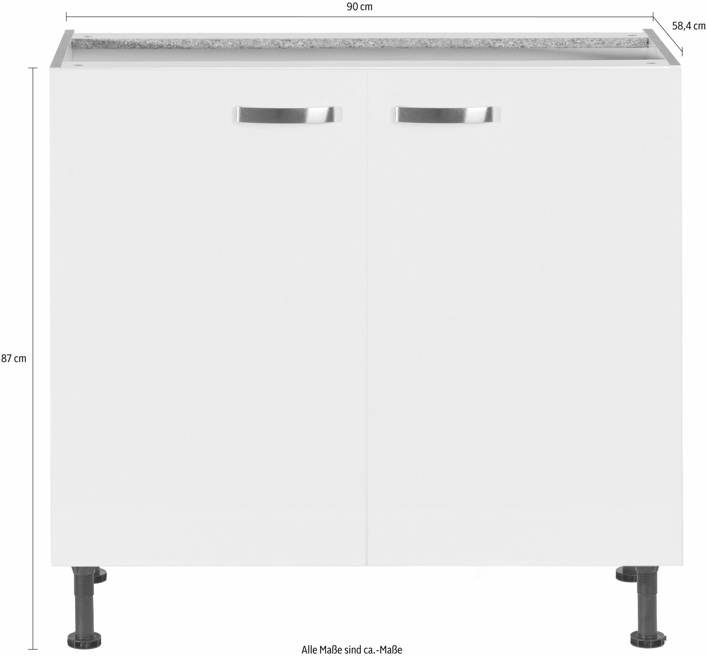 KOCHSTATION Unterschrank »KS-Cara« Breite 90 cm