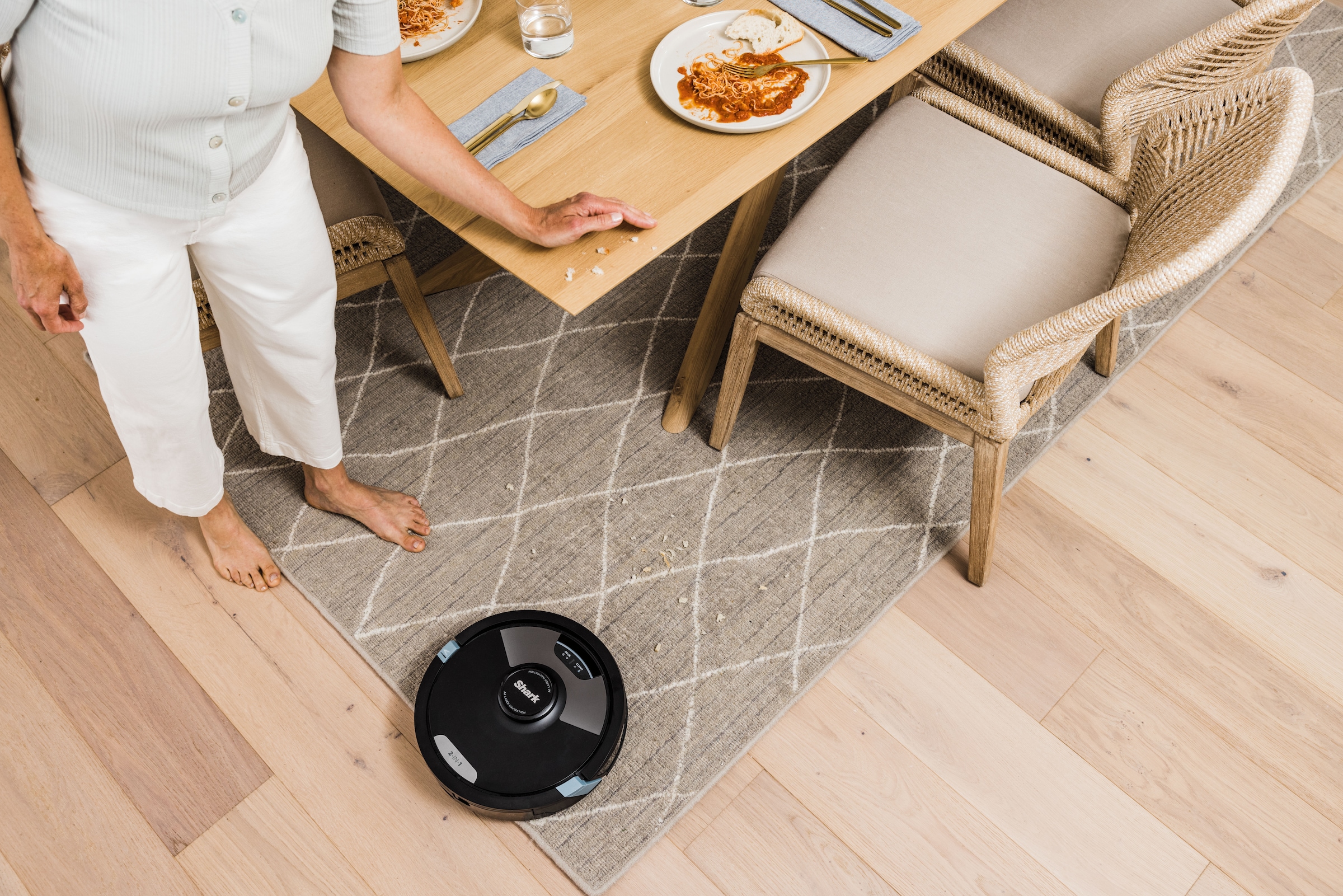 Shark Nass-Trocken-Saugroboter »RV2620WDEU«, Matrix Plus 2-in-1 Wischen & Saugen