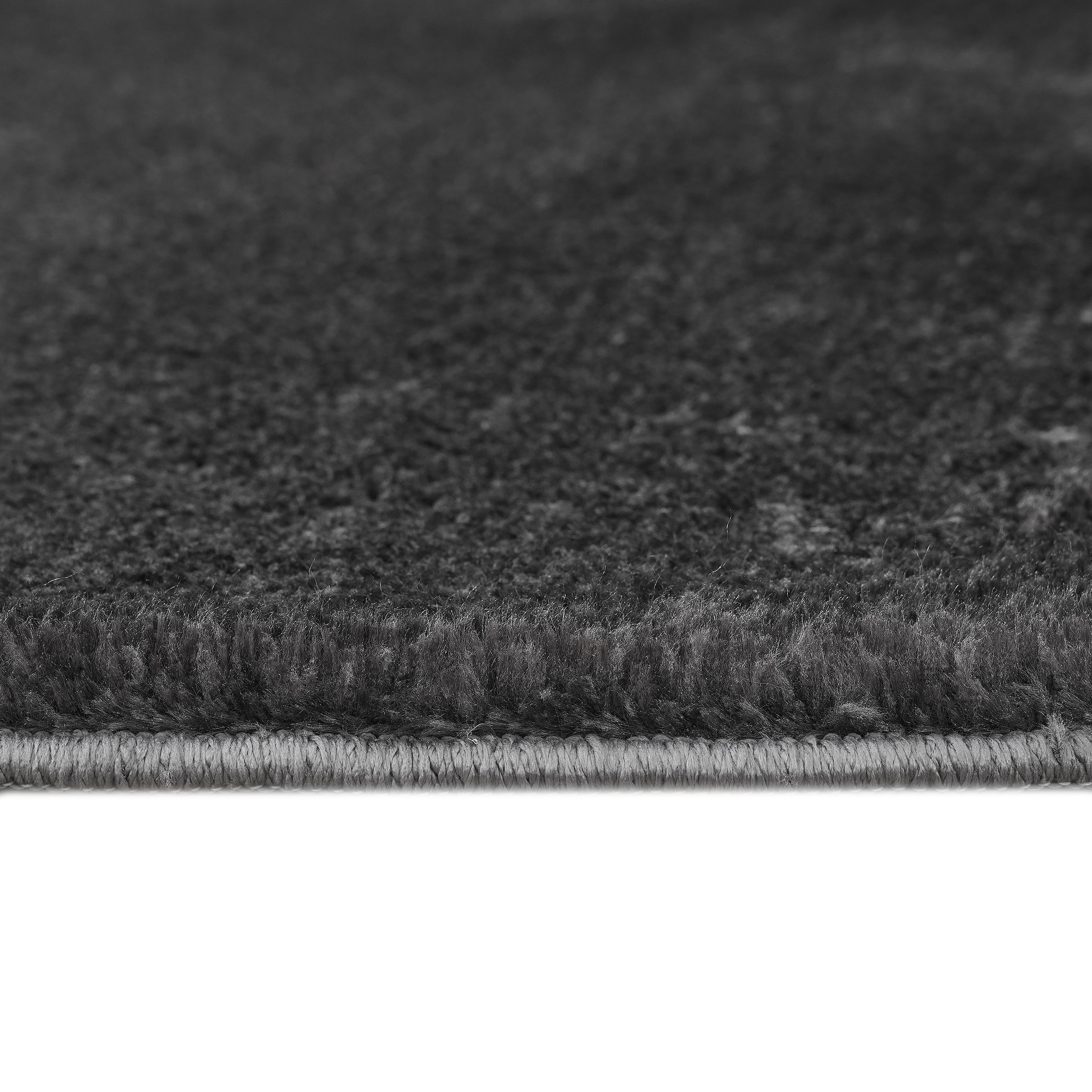 my home Teppich »Cali Bean«, U-förmig, 16 mm Höhe, besondere Form, Uni, weich, waschbar, Wohnzimmer, Schlafzimmer