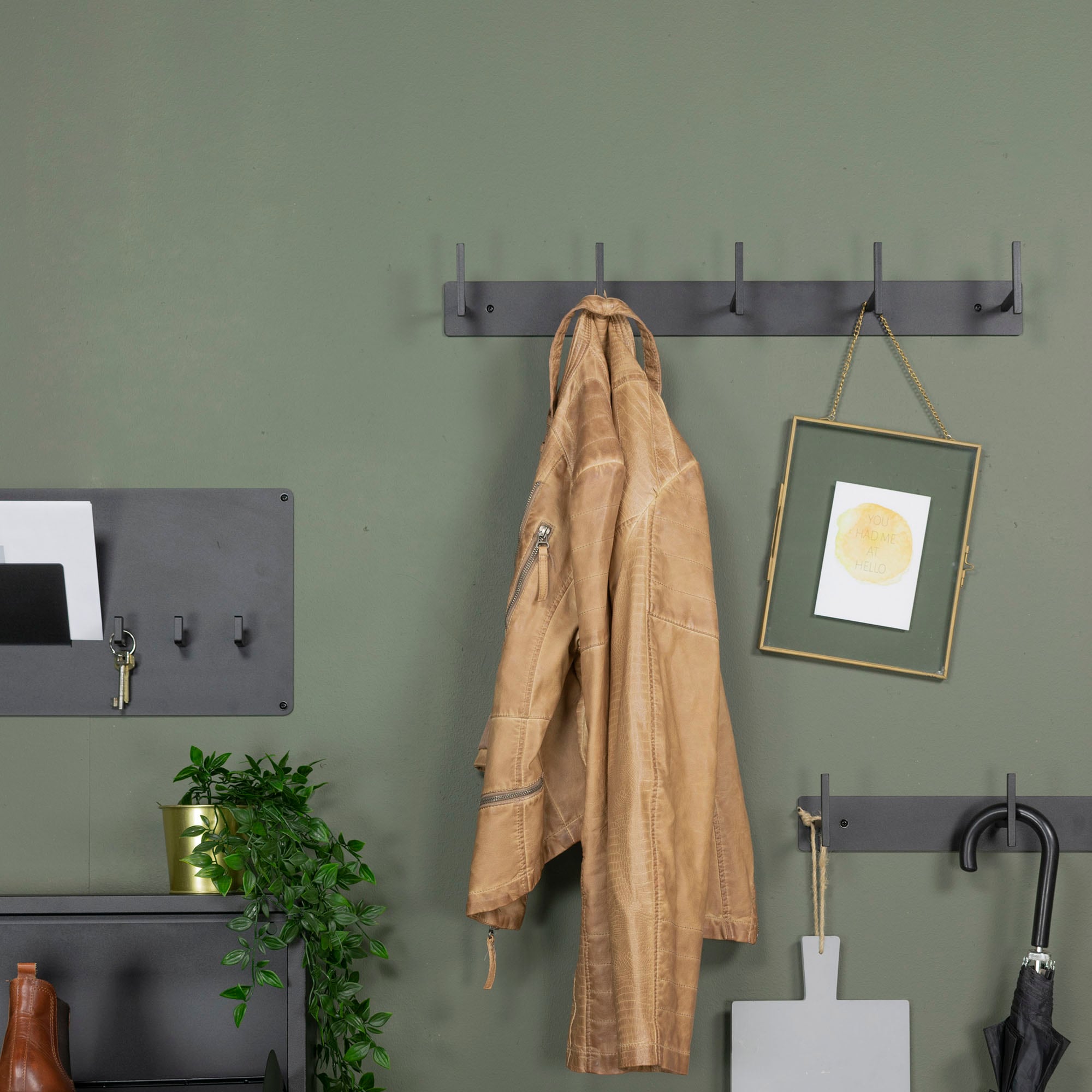 Spinder Design Garderobenhaken »CHAPMAN 3« Wandgarderobe aus Stahl mit 3 Haken