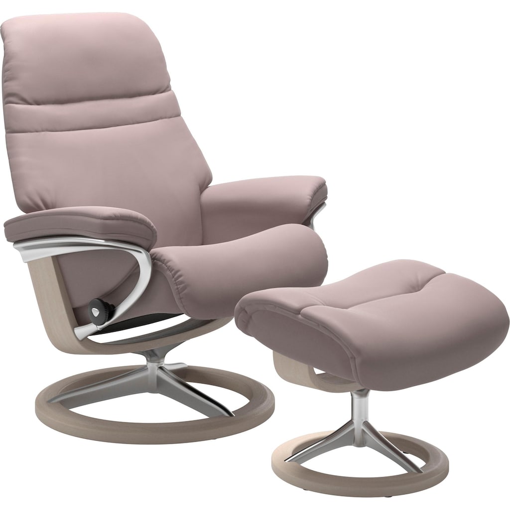 Stressless® Relaxsessel »Sunrise«, mit Signature Base, Größe M, Gestell Whitewash