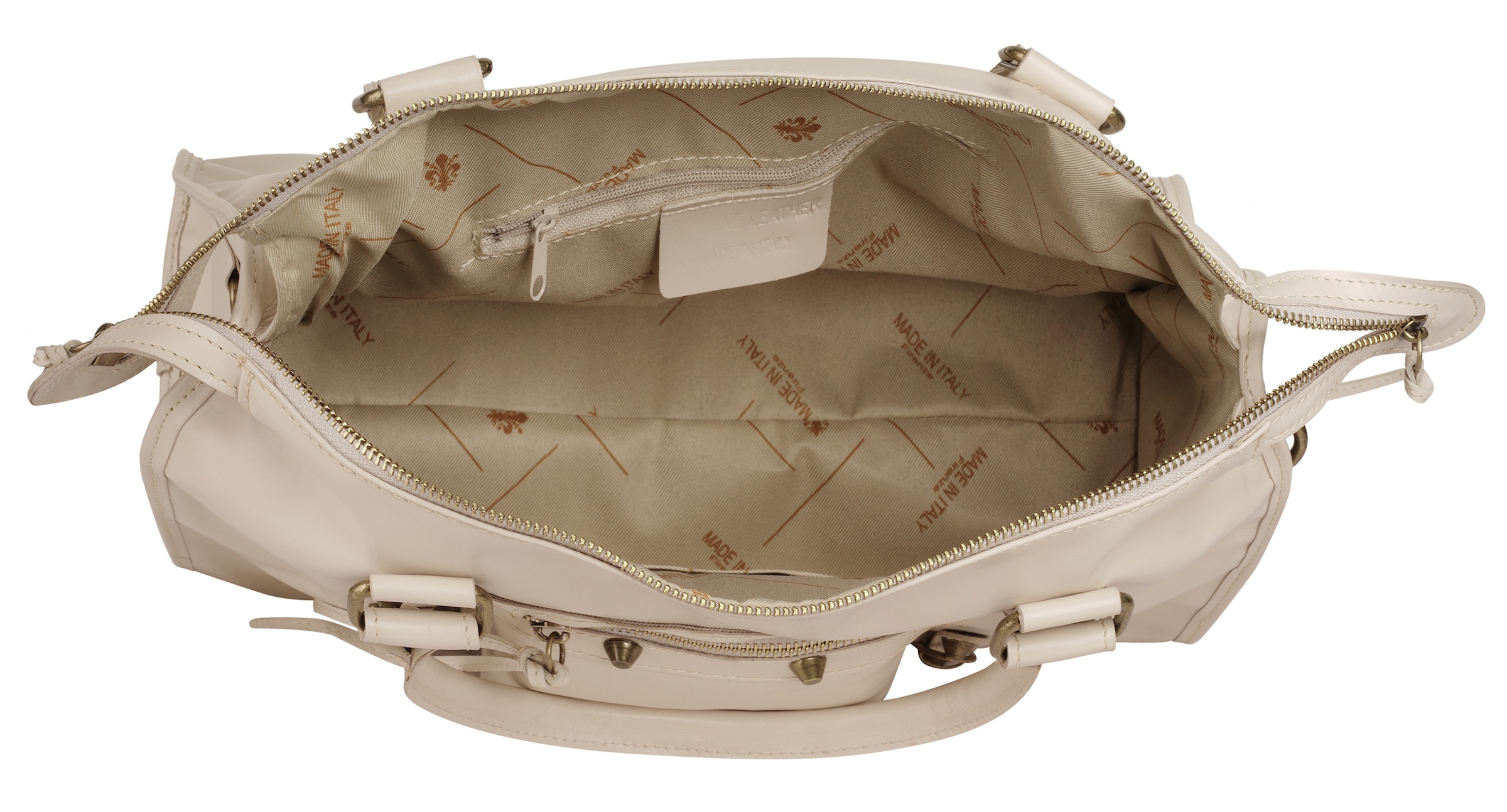 forty° Shopper, echt Leder, Made in Italy
