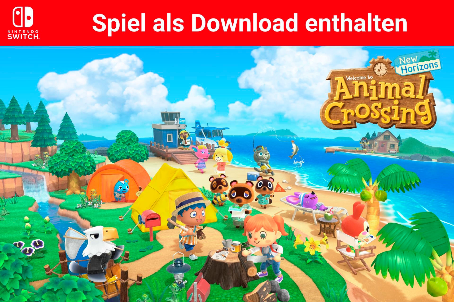 Nintendo Switch Konsolen-Set »Switch Lite + Animal Crossing: New Horizons Bundle« 32 GB