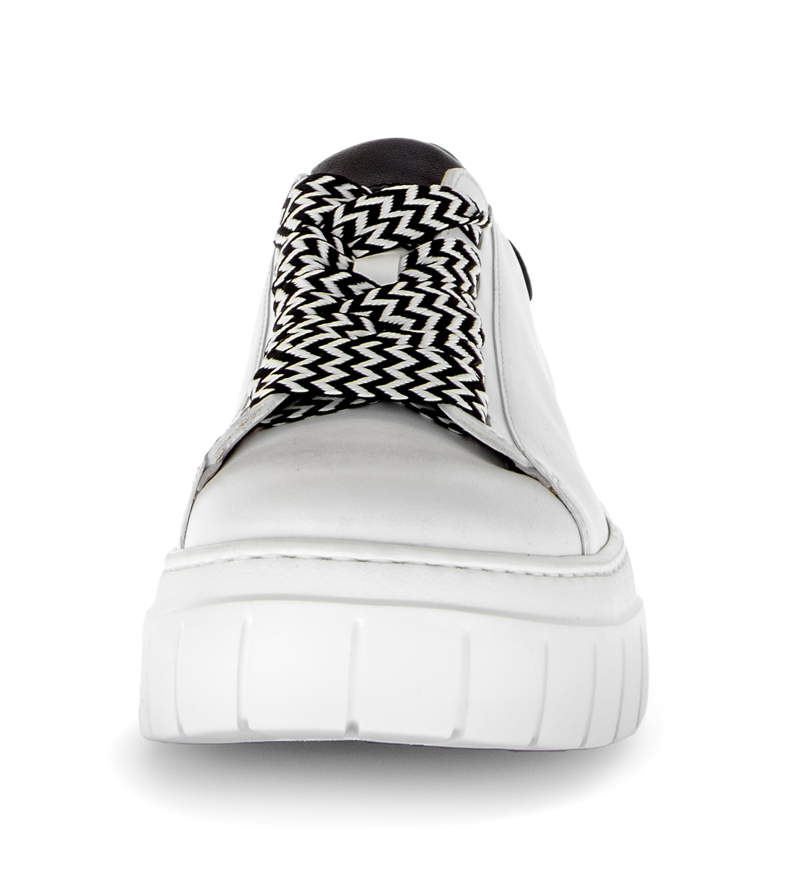 Gabor Plateausneaker  , Freizeitschuh, Halbschuh, Schnürer mit Kontrastbesatz an der Ferse