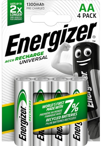 Energizer Akku »4er Pack NiMH Universal, Mignon (AA), 1300 mAh, vorgeladen«, Mignon, AA kaufen