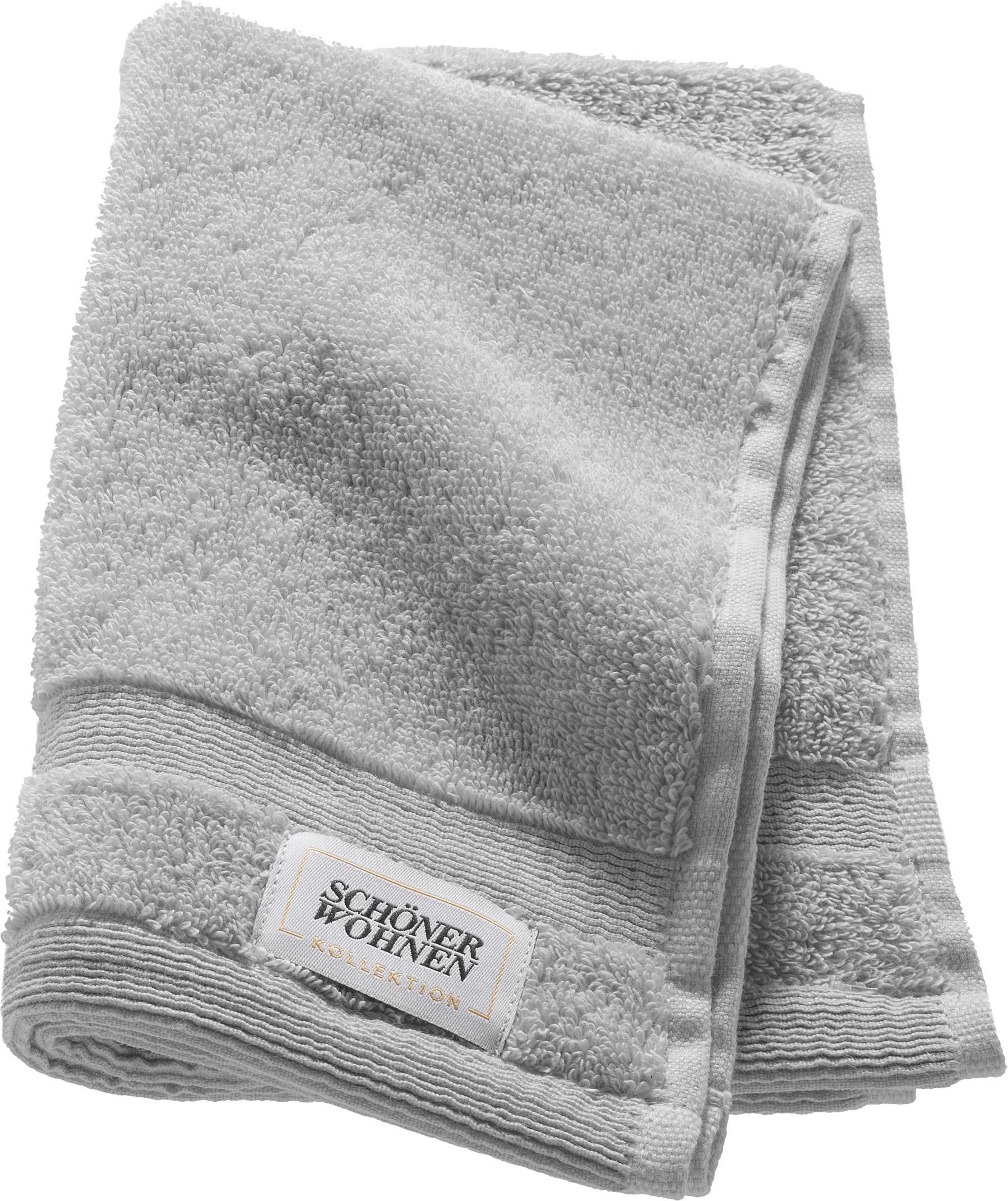 SCHÖNER WOHNEN-Kollektion Gästehandtuch »Cuddly«, (3 St., Gästehandtuch 30 x 50 cm), schnell trocknende Airtouch-Qualität