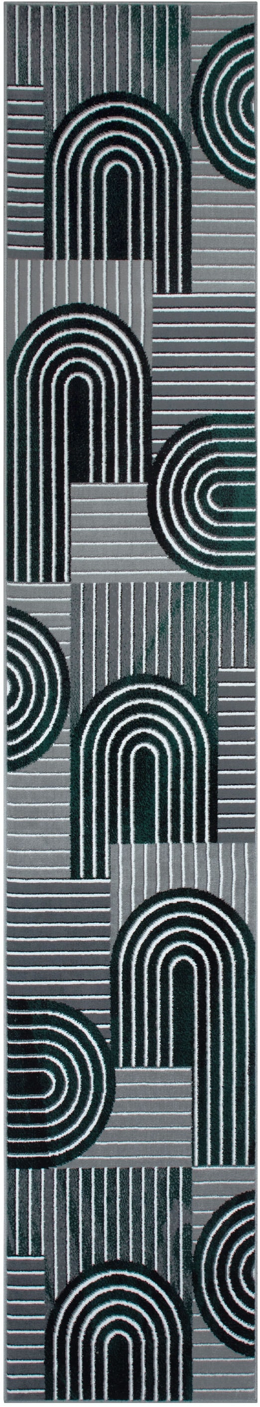 OTTO home Teppich »Lysandra« rechteckig 8 mm Höhe 3D-Effekt, softer Kurzflor, pflegeleicht, leichter Glanz, Scandi-Look
