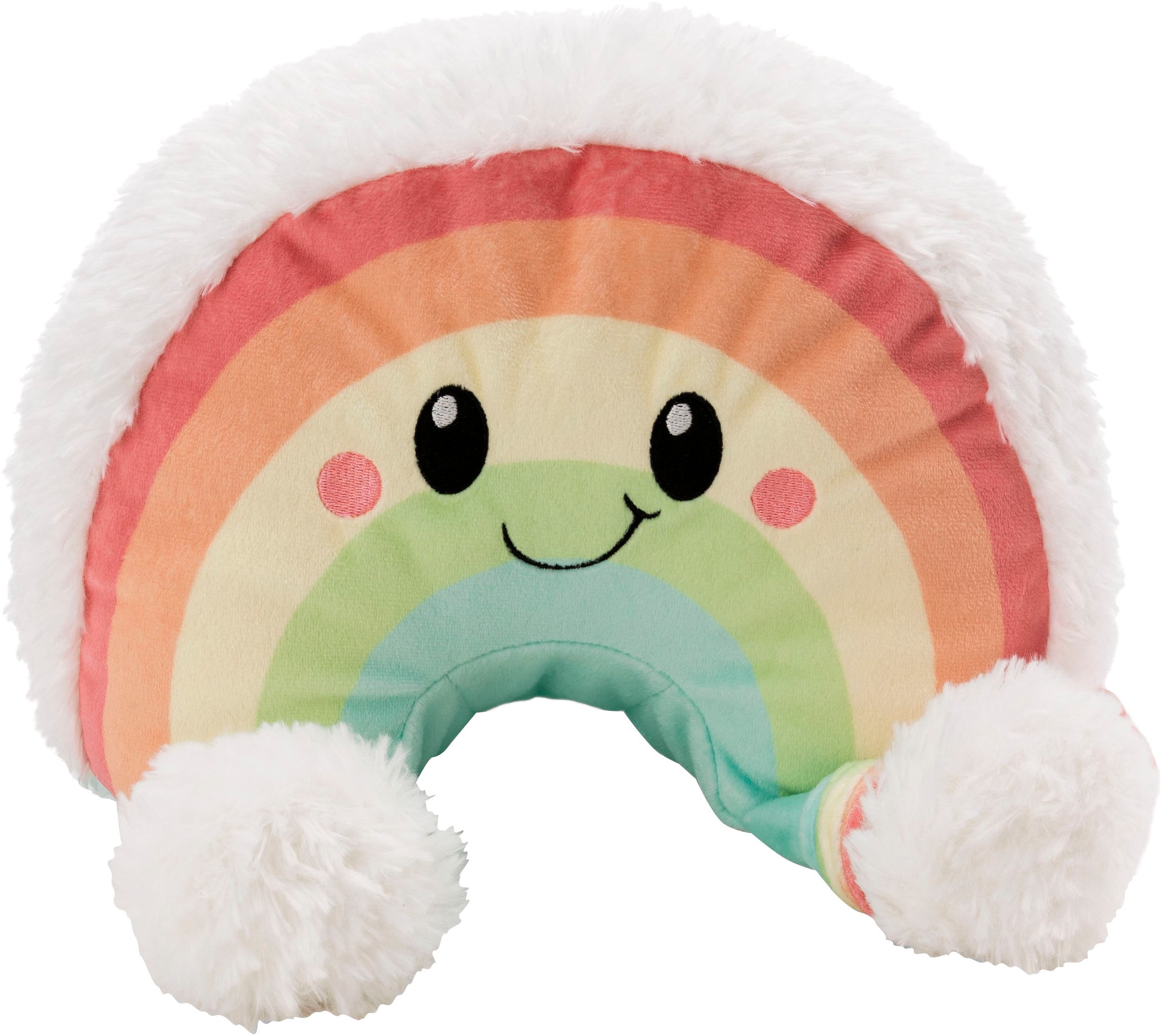 Nici Kuscheltier »Regenbogen Nibsi, 28 cm schlenkernd«, enthält recyceltes Material