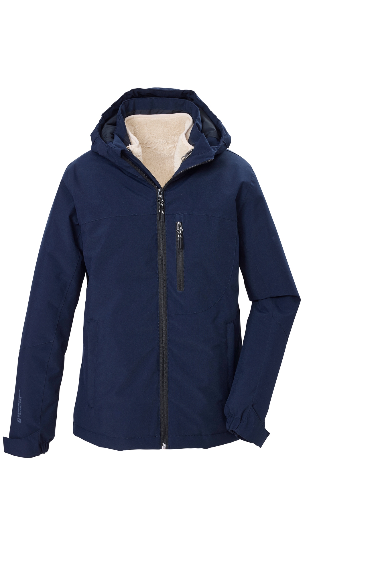 Killtec 3-in-1-Funktionsjacke »KOW 167 GRLS JCKT« 2 Stk. tlg. mit Kapuze für Kinder, mit zusätzlicher Fleecejacke, wind- und wasserdicht
