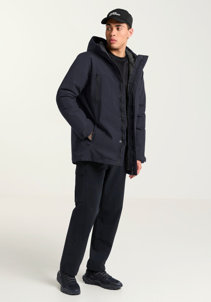 Jack Wolfskin Winterjacke »GLACIER SHIELD JKT M« mit Kapuze wasserdicht, winddicht, atmungsaktiv