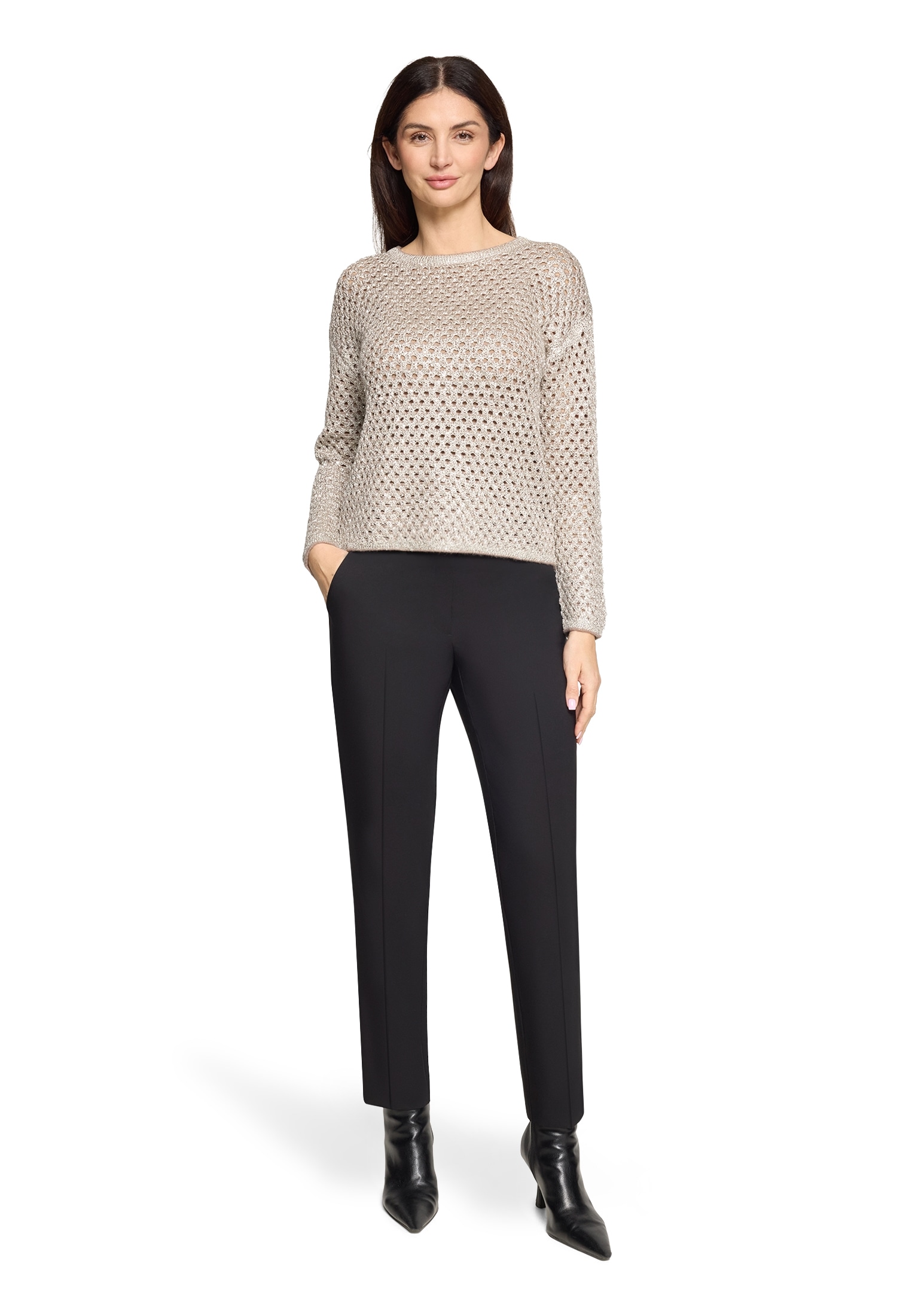 Betty Barclay Strickpullover »Strickpullover mit Lochmuster«