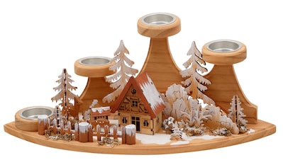 Design, Aluminium Weihnachtsdeko«, Tannenbaum my St.), (1 »Jason, Kerzenhalter besonderen im Adventsleuchter home aus